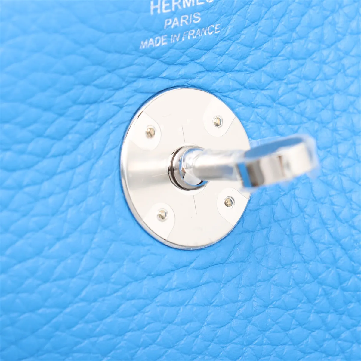 [Individually wrapped] Hermes Lindy 26 Taurillon Clemence New Blue Hydra Silver Hardware K:2025 — view 10