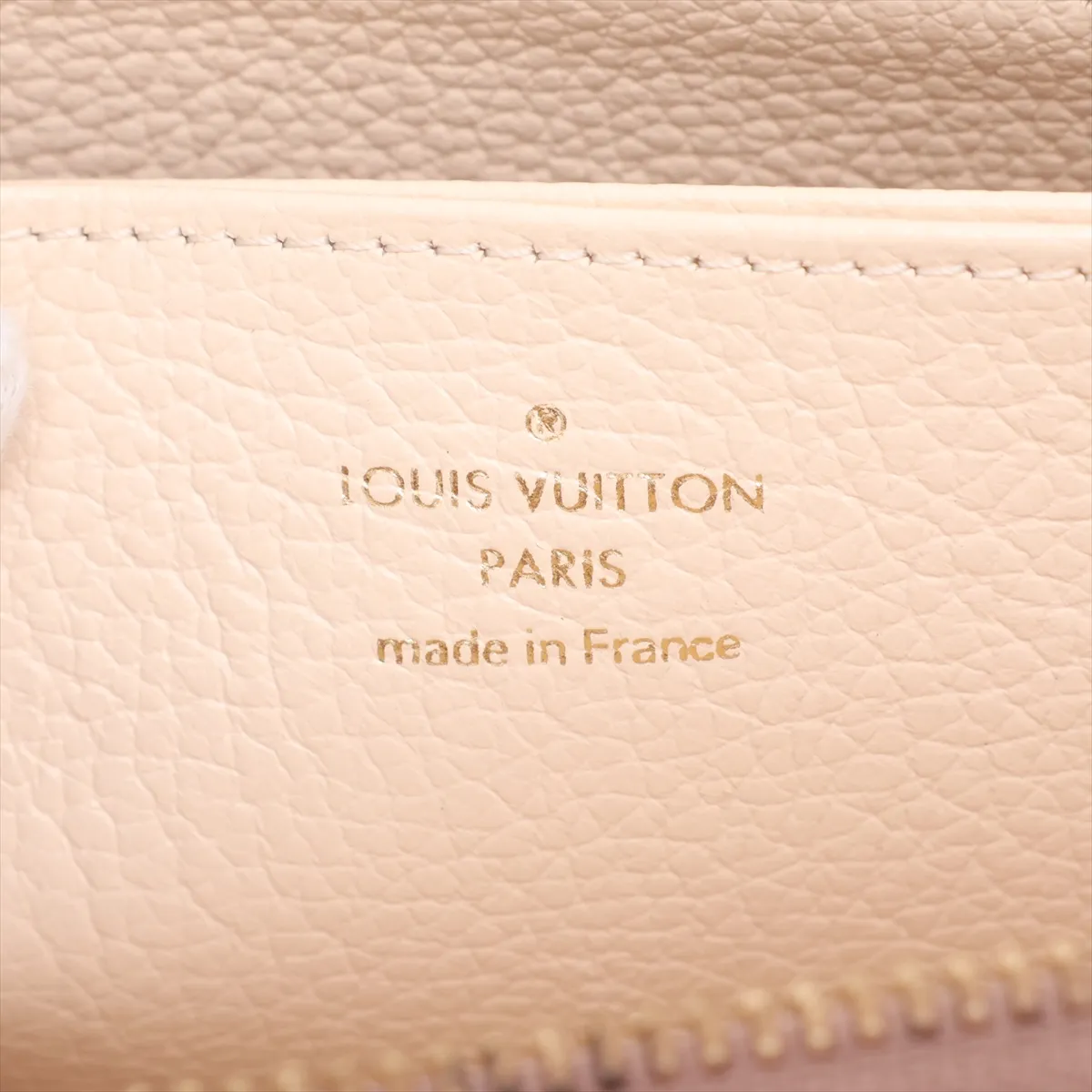 Bicolor Monogram Empreinte Zippy Wallet M80116 Crème x Bois de Rose Round Zip Wallet (RFID detected) — view 11