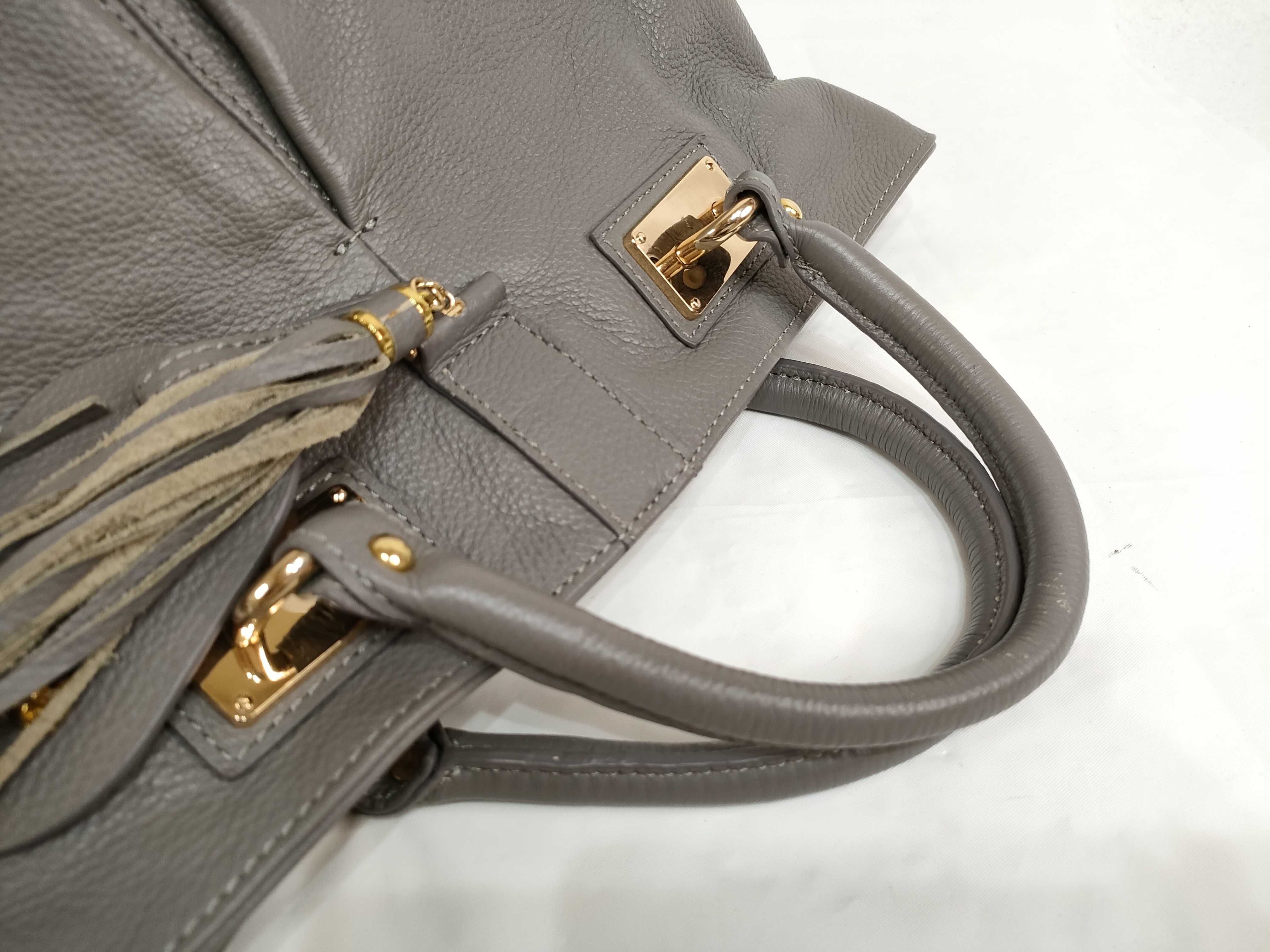 2-way shoulder bag, gray. — view 3