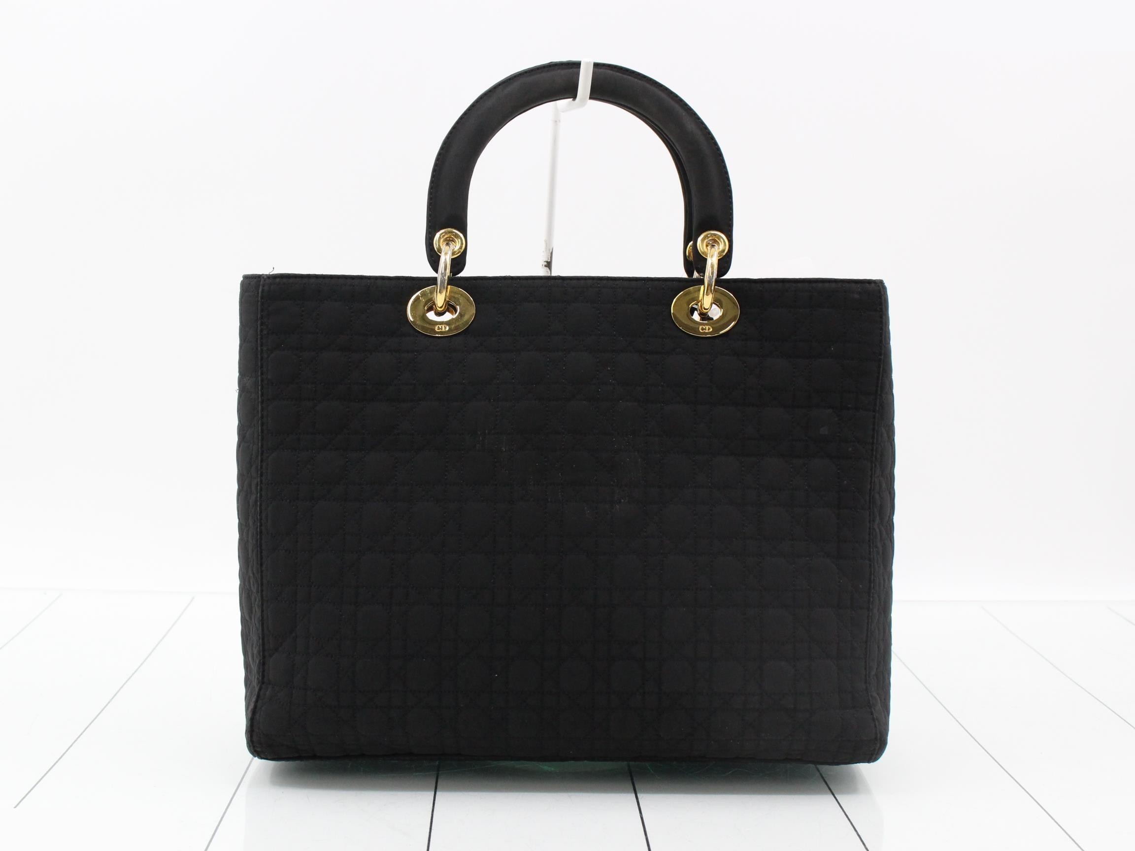 Lady Dior Cannage Nylon Handbag — view 2