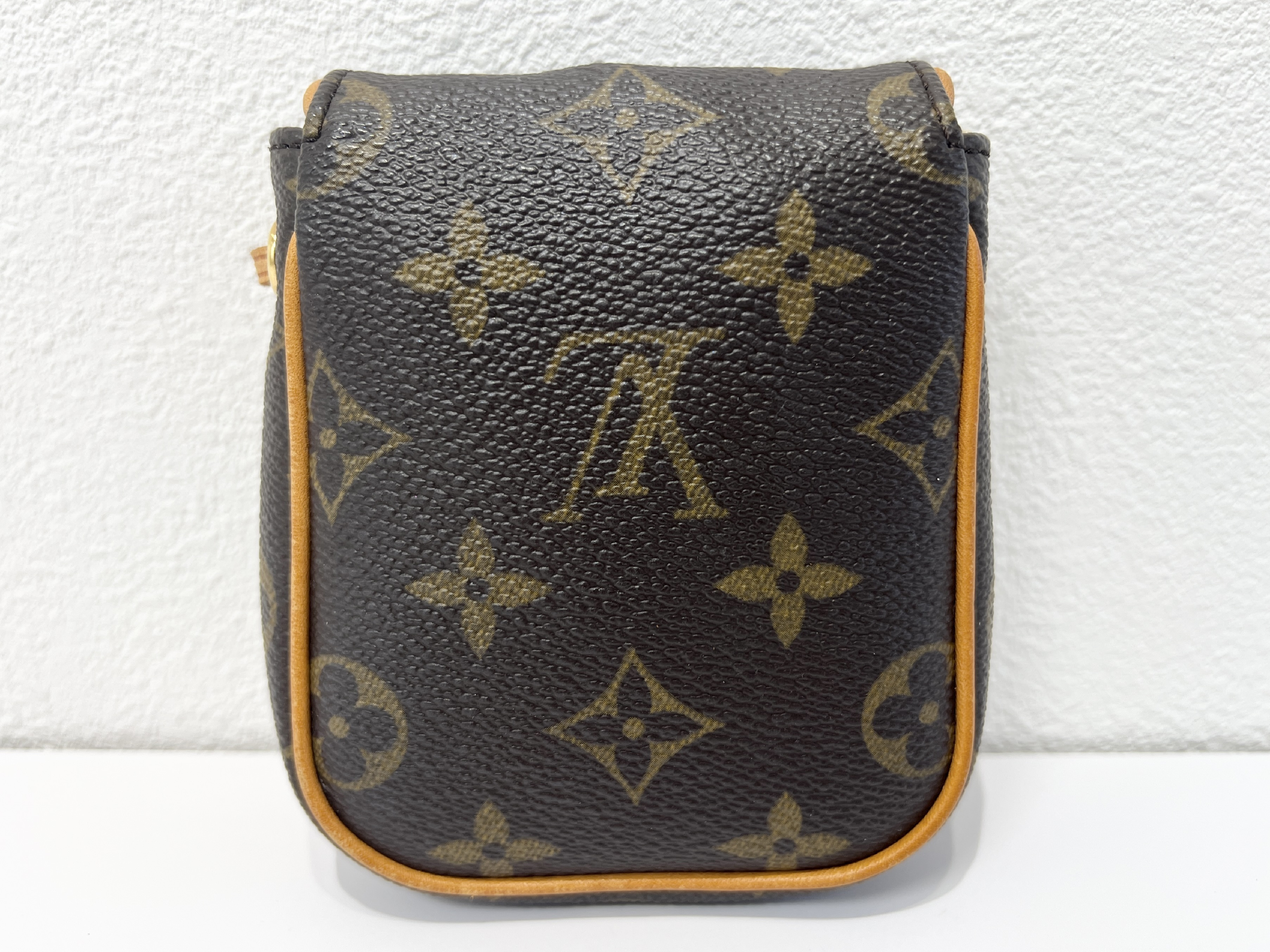 Monogram Pochette Cancun Leather Shoulder Bag — view 2