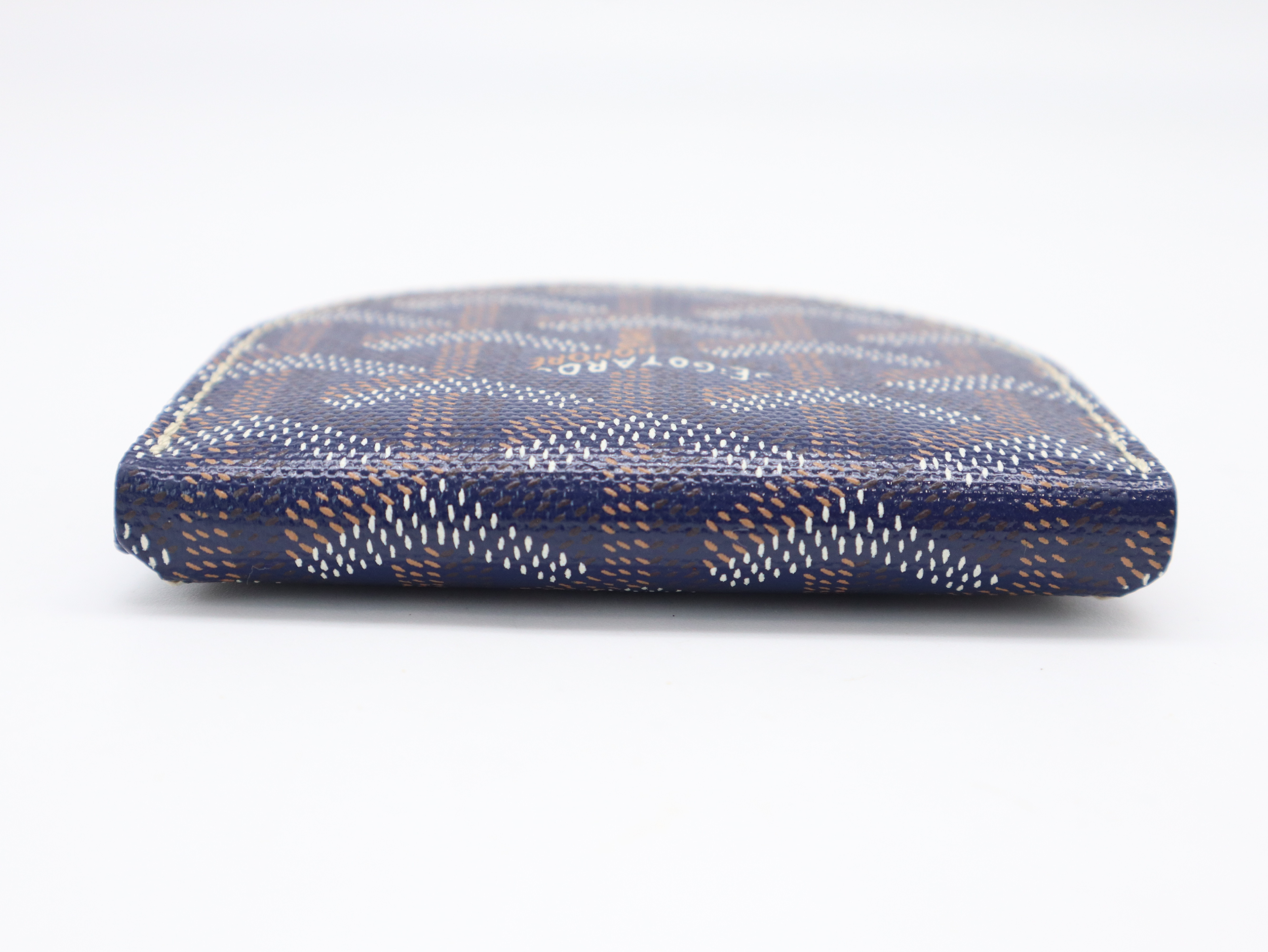 Raspail Coin Case, Navy, with Box — view 3