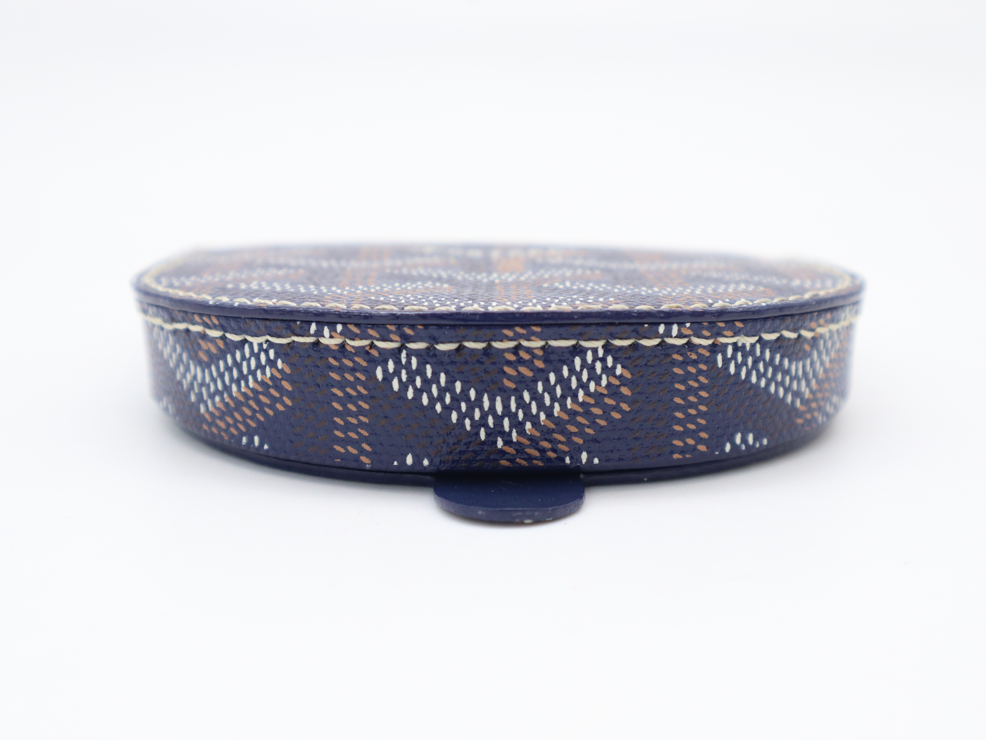 Raspail Coin Case, Navy, with Box — view 4
