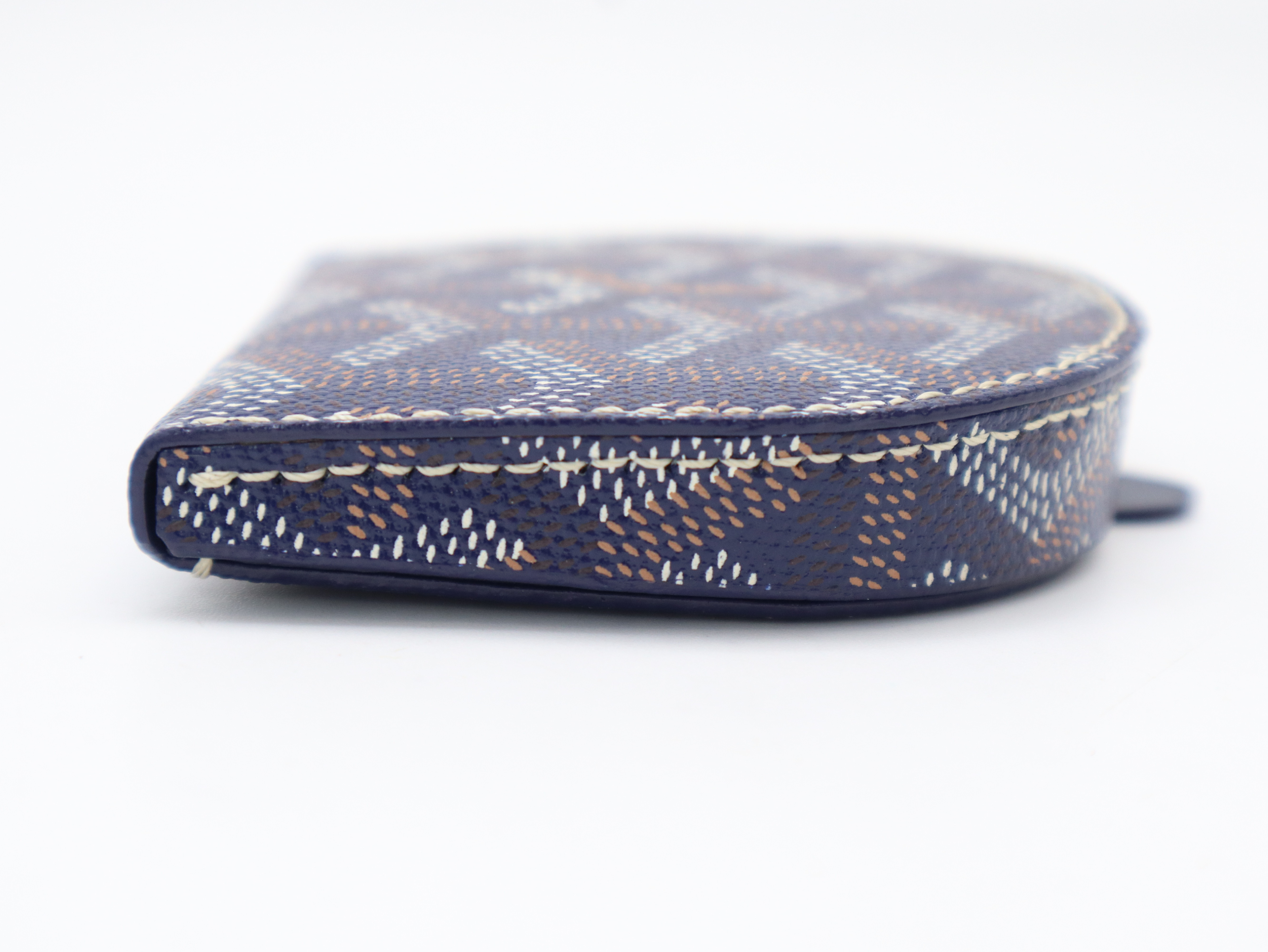 Raspail Coin Case, Navy, with Box — view 5