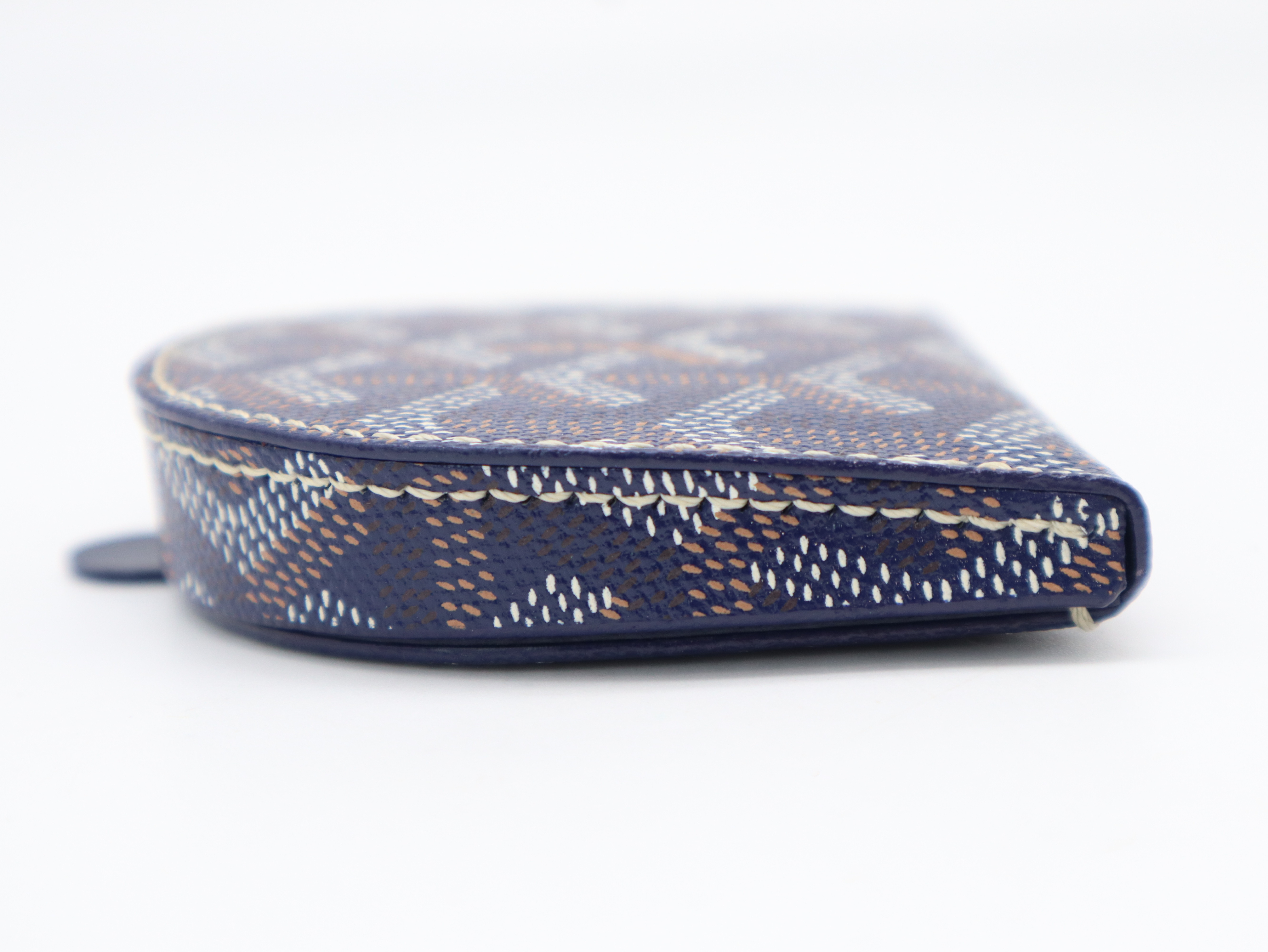 Raspail Coin Case, Navy, with Box — view 6