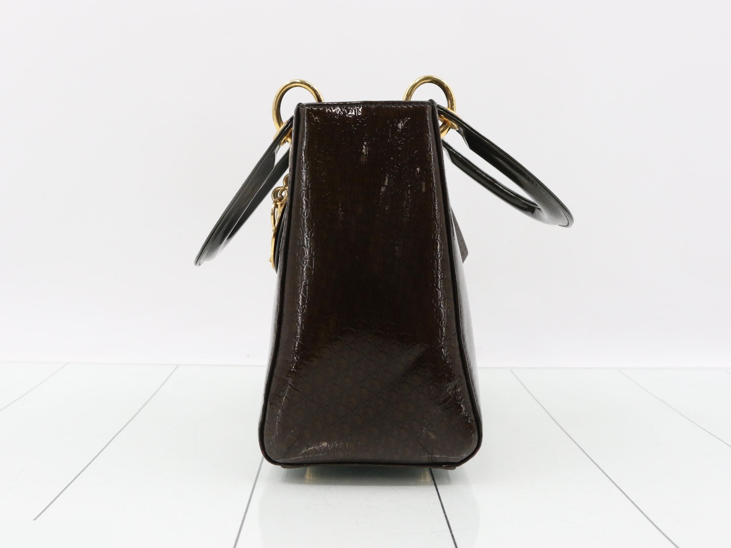 Trotter Medium Lady Dior Handbag — view 3
