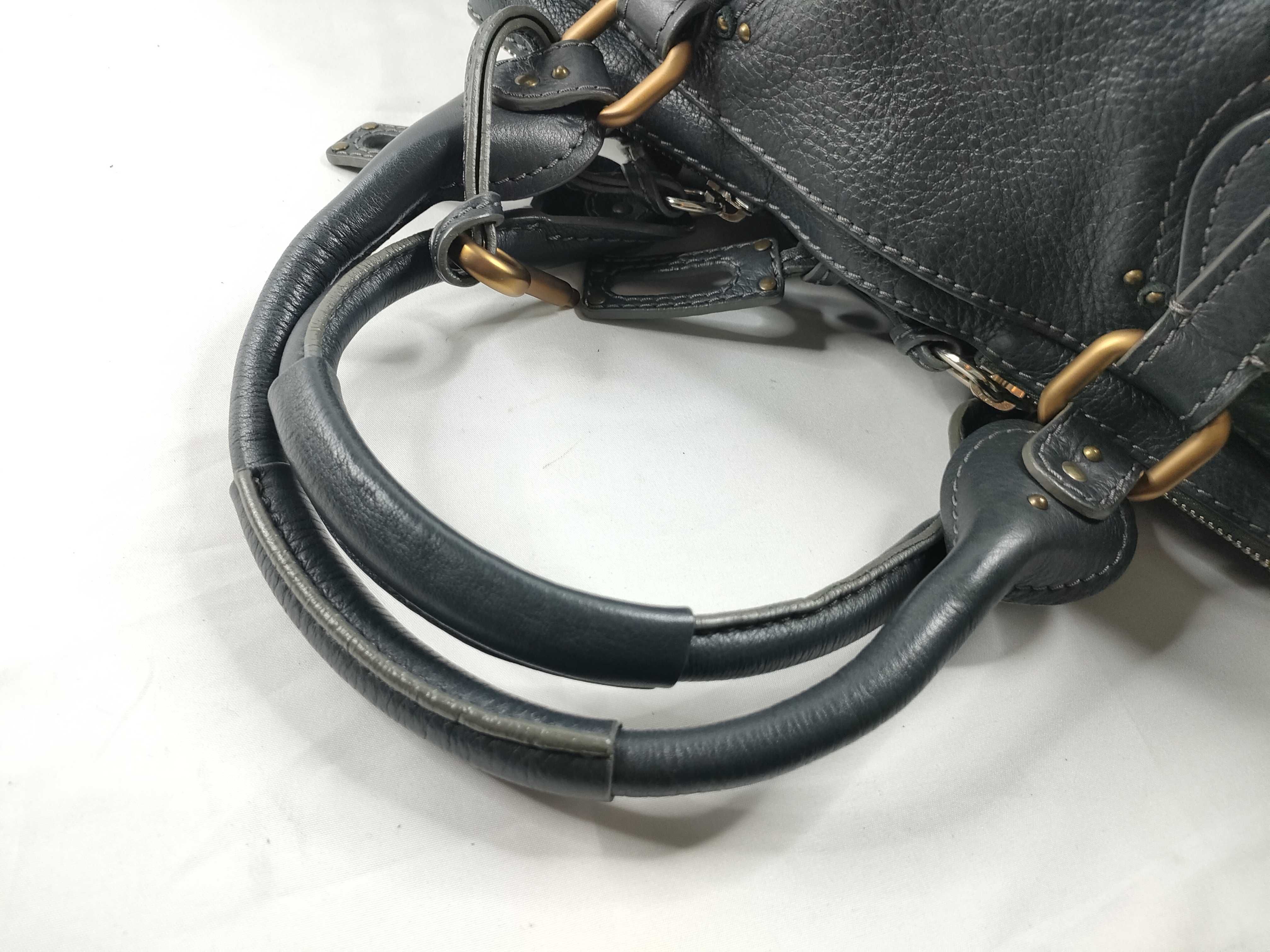 Paddington handbag, navy leather handbag — view 6