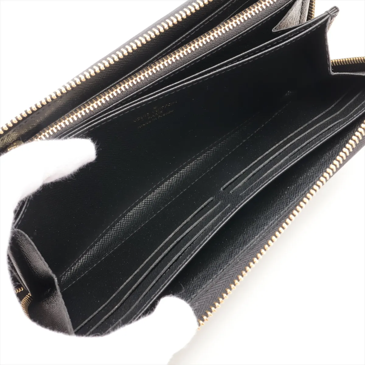 Epi Zippy Wallet M68755 Noir Round Zip Wallet (RFID detected) — view 6
