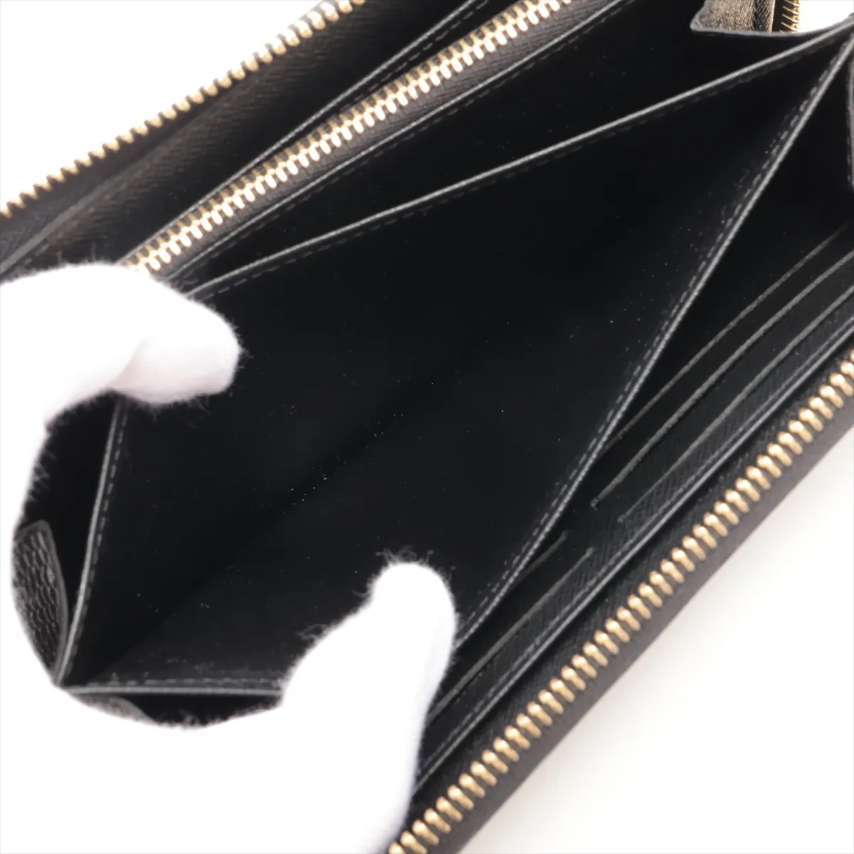 Epi Zippy Wallet M68755 Noir Round Zip Wallet (RFID detected) — view 8