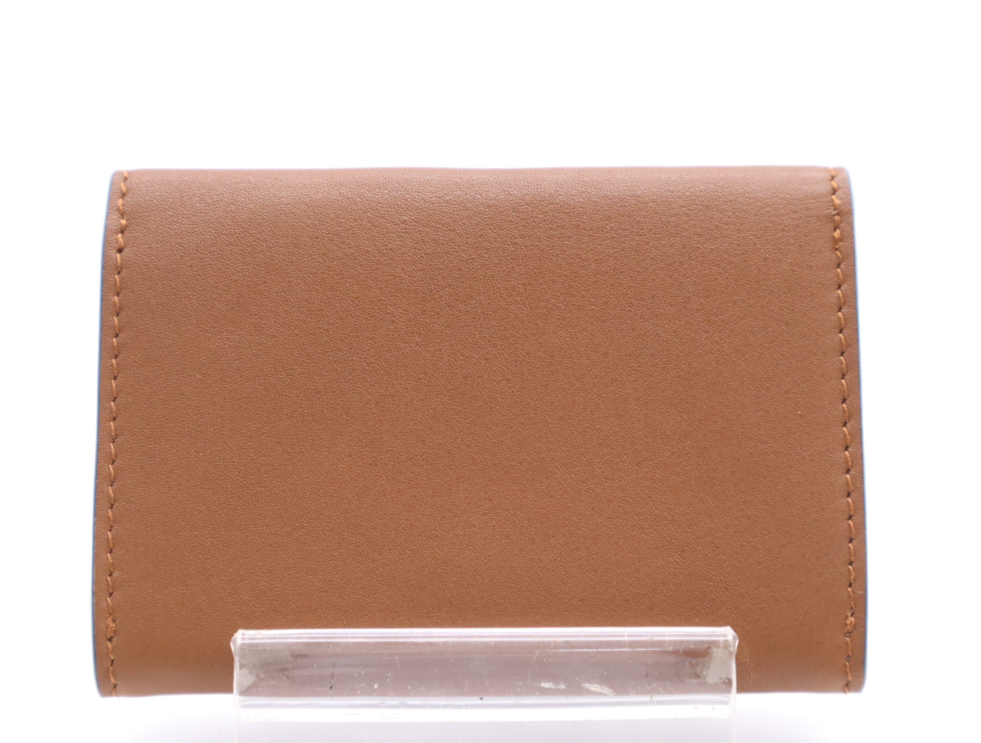 818956 GG Emblem GG Fabric Brown Card Case — view 2