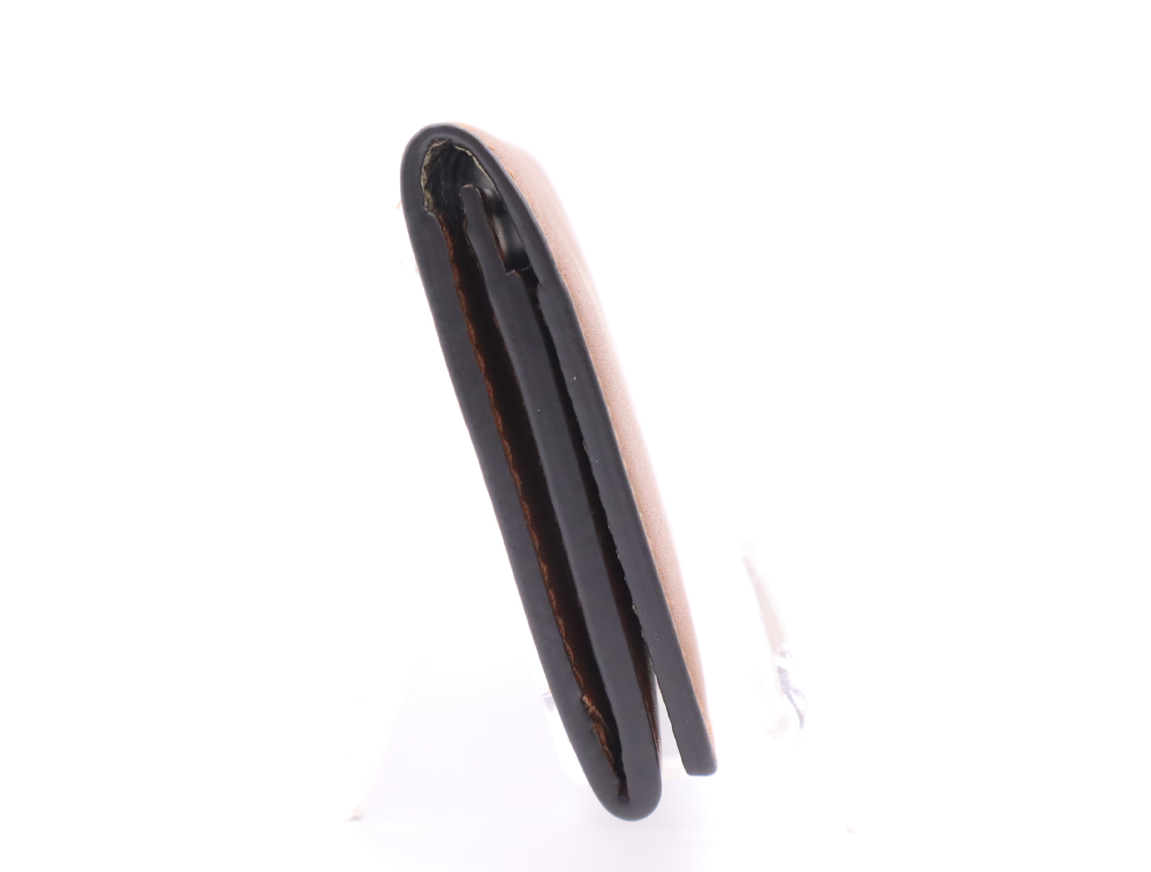 818956 GG Emblem GG Fabric Brown Card Case — view 5
