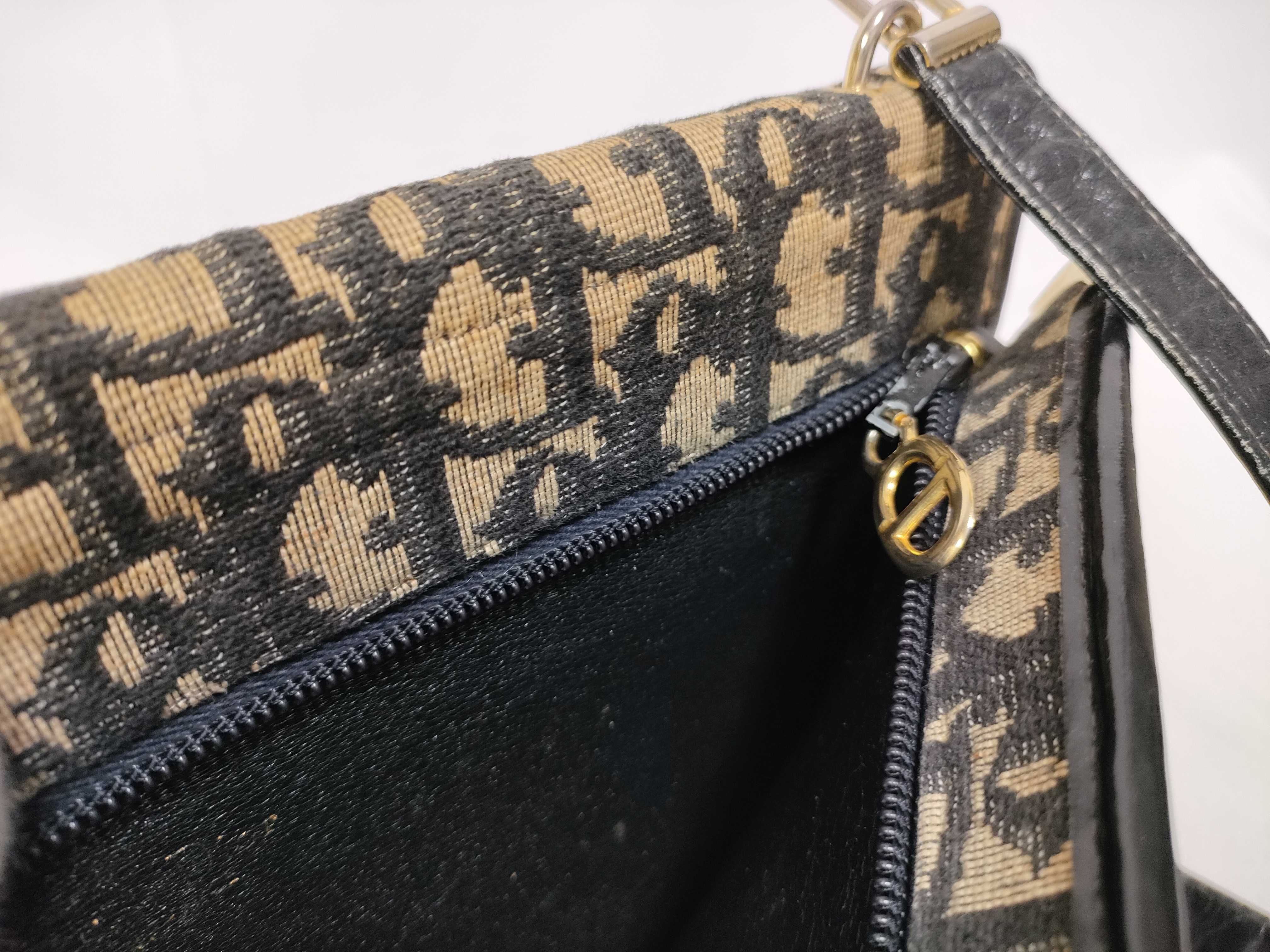 Trotter Christian Dior Trotter Shoulder Bag Black Shoulder Bag — view 11
