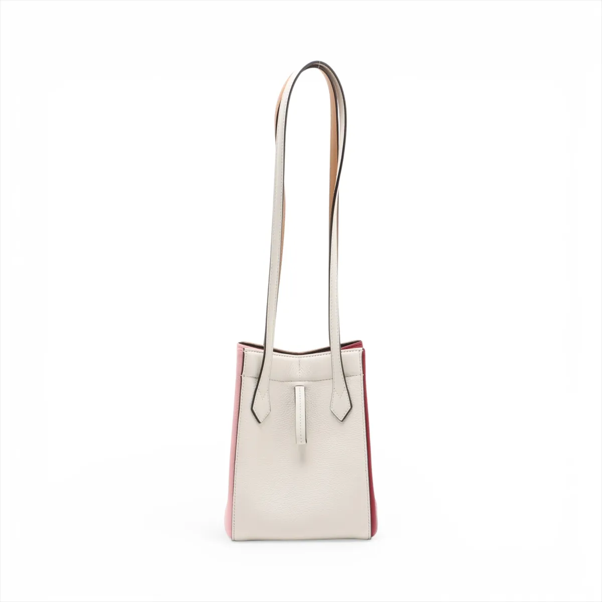 Origami Leather Shoulder Bag, Multicolor 8BS083 — view 2