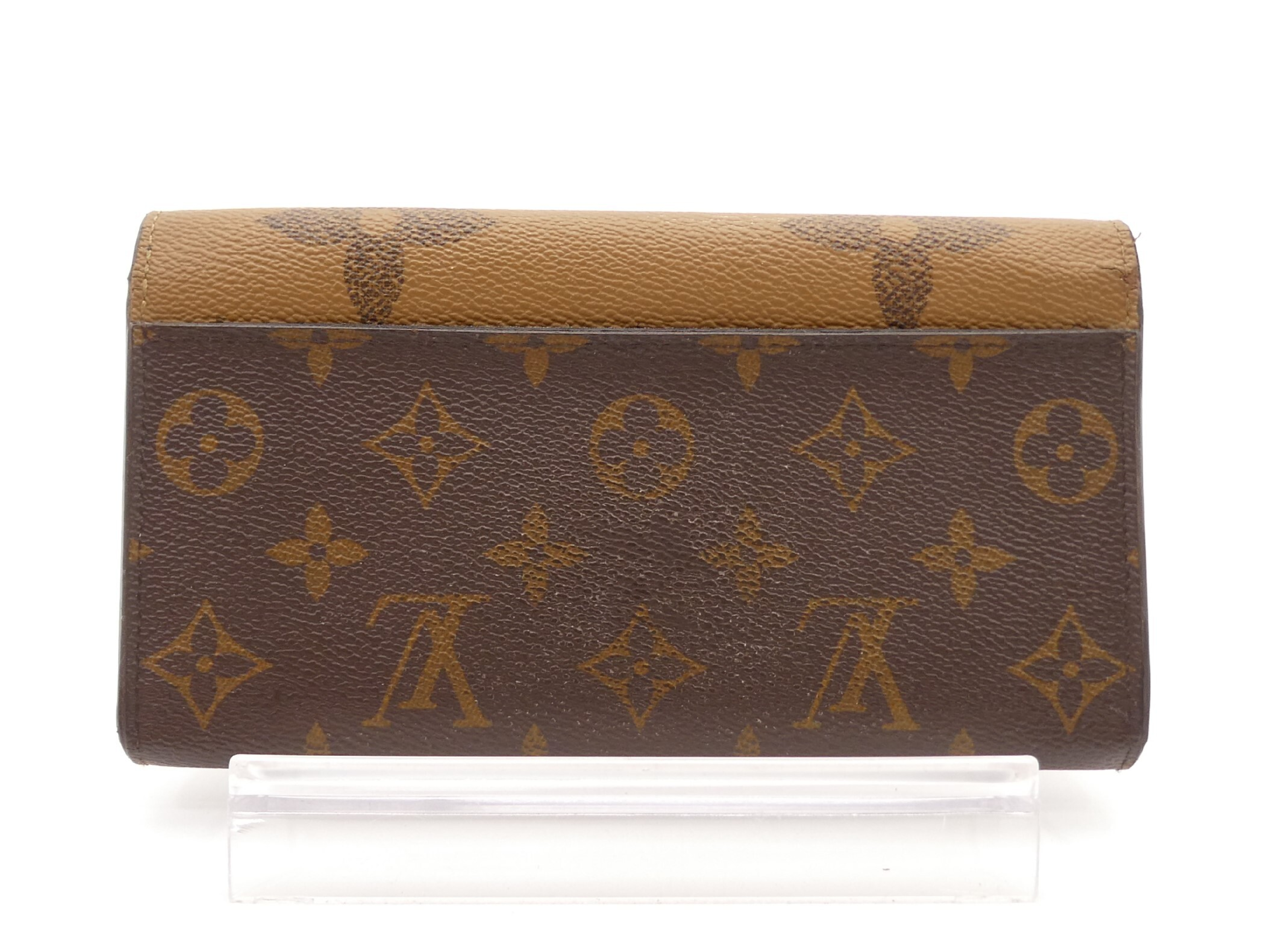 Monogram Giant Reverse Portefeuille Sarah Wallet (IC sensor enabled) — view 2
