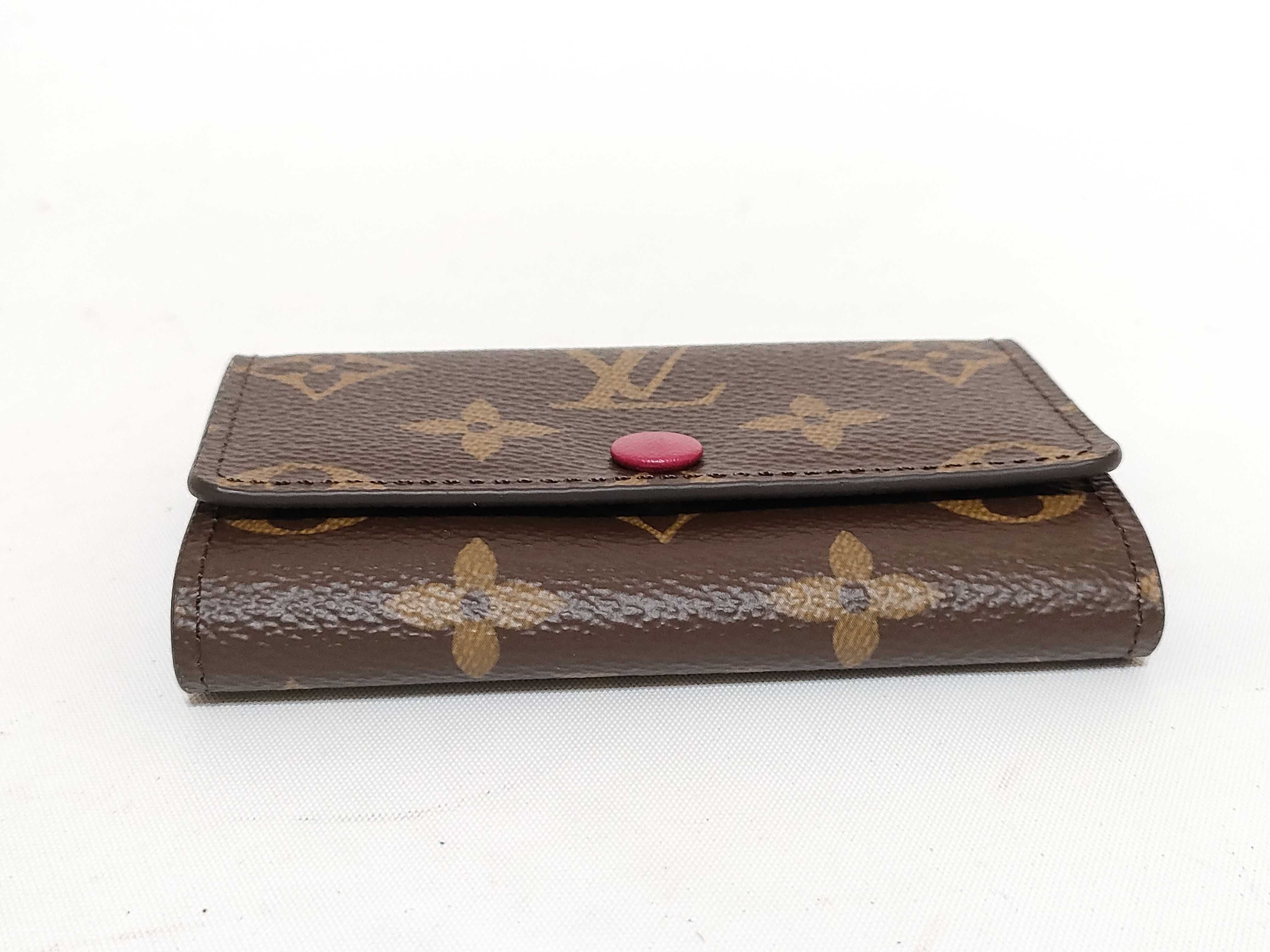 Monogram Multicles 6 M60701 Fuchsia FRID Key Case — view 3