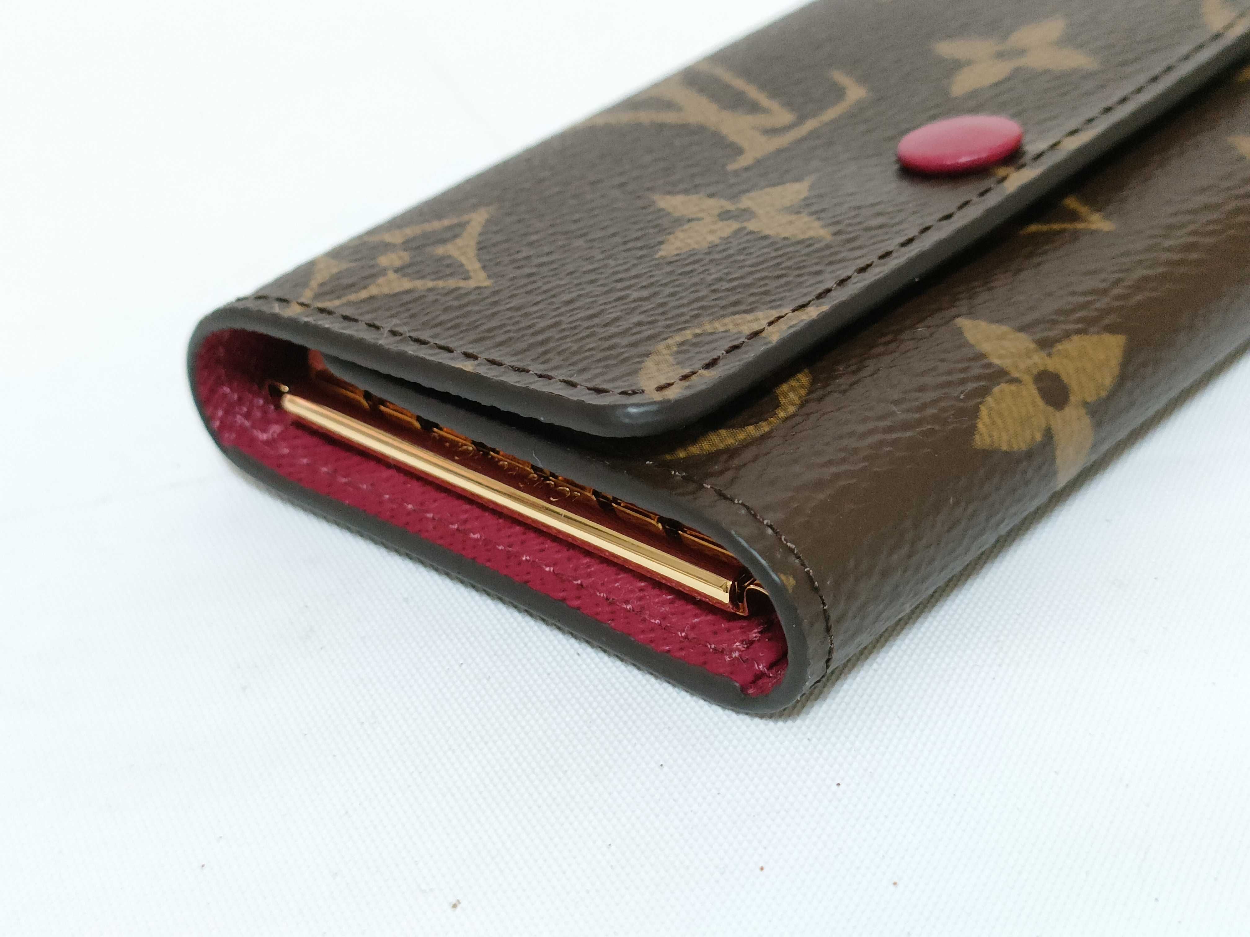 Monogram Multicles 6 M60701 Fuchsia FRID Key Case — view 4