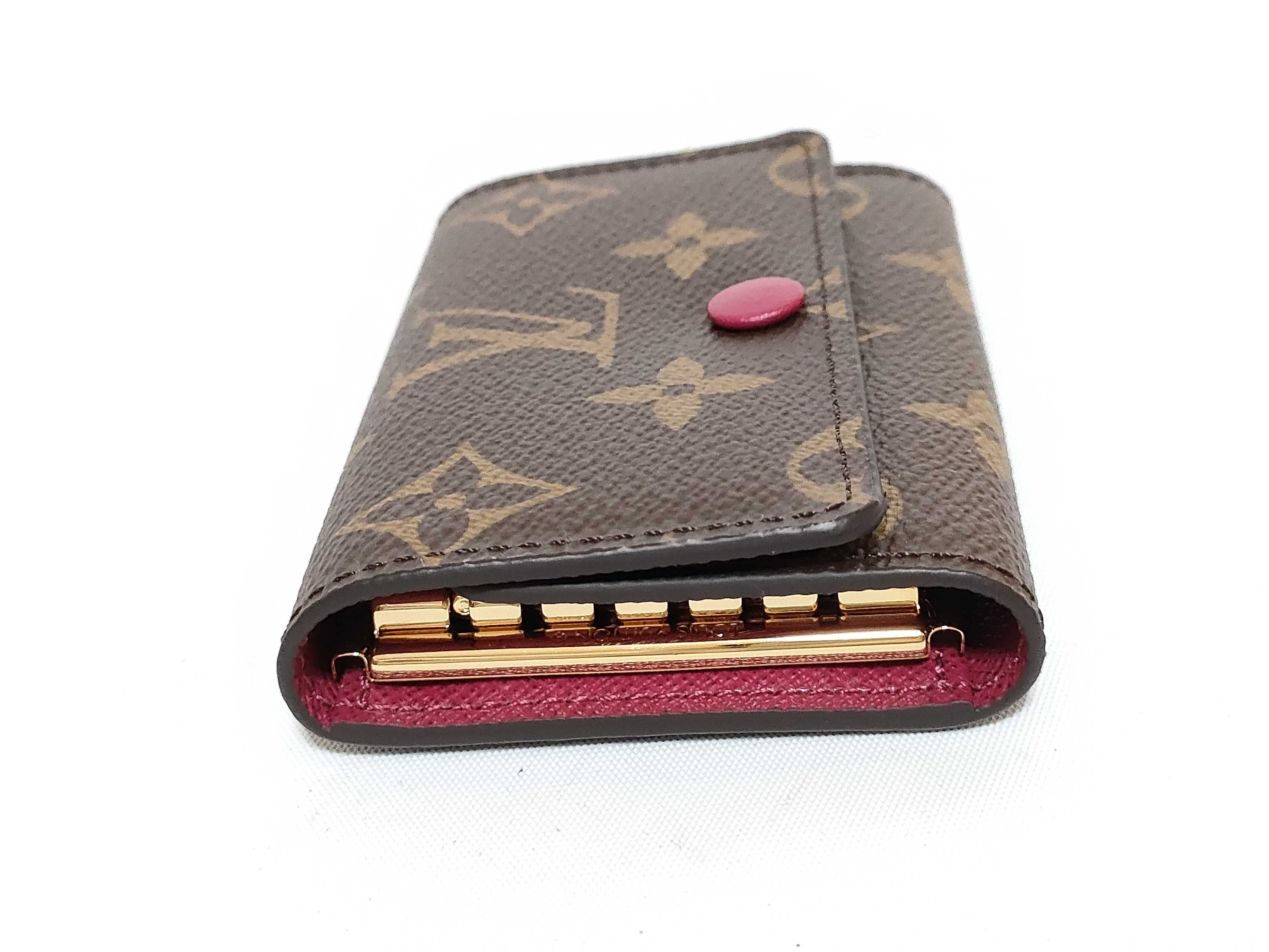 Monogram Multicles 6 M60701 Fuchsia FRID Key Case — view 5