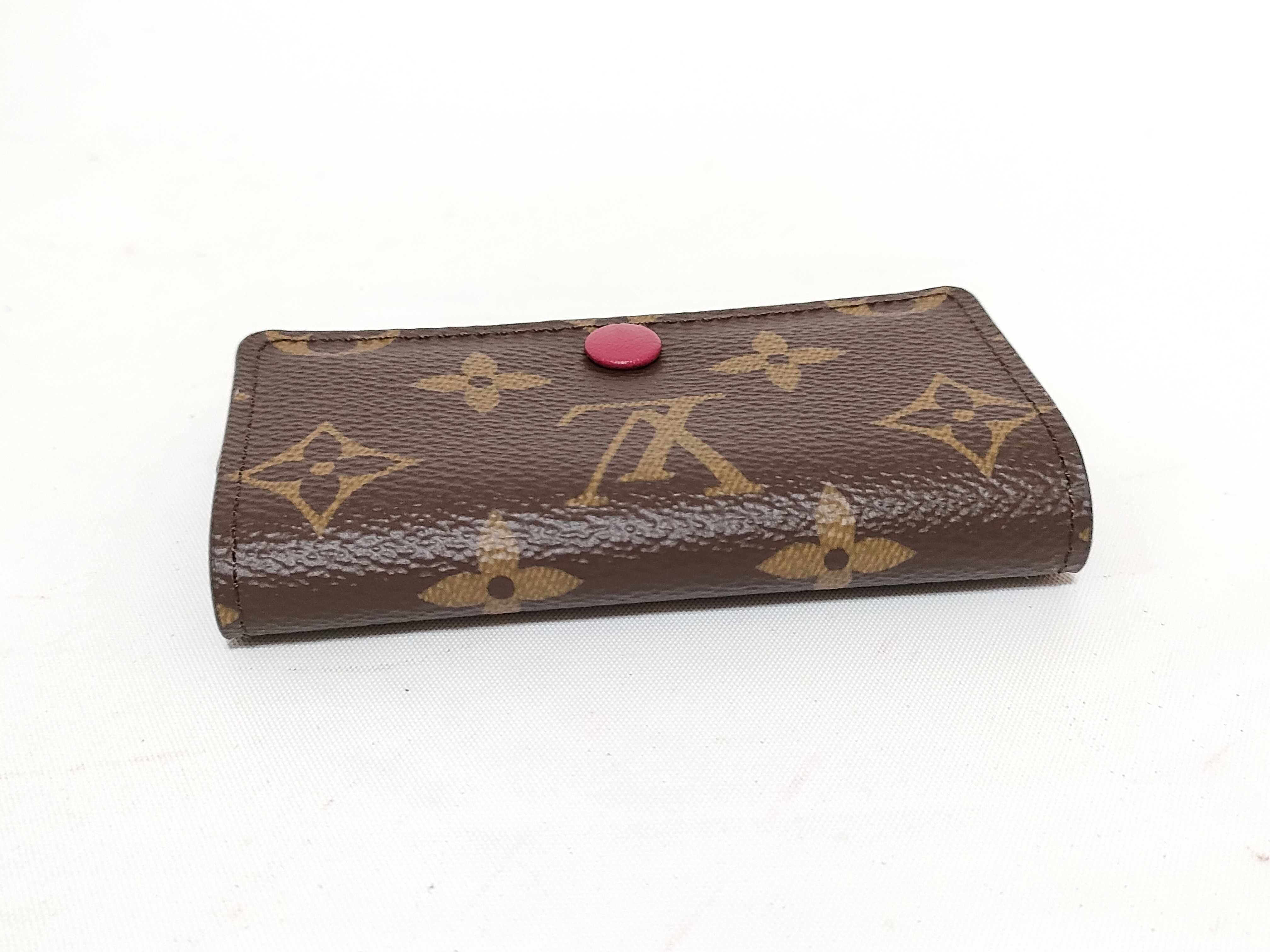 Monogram Multicles 6 M60701 Fuchsia FRID Key Case — view 6
