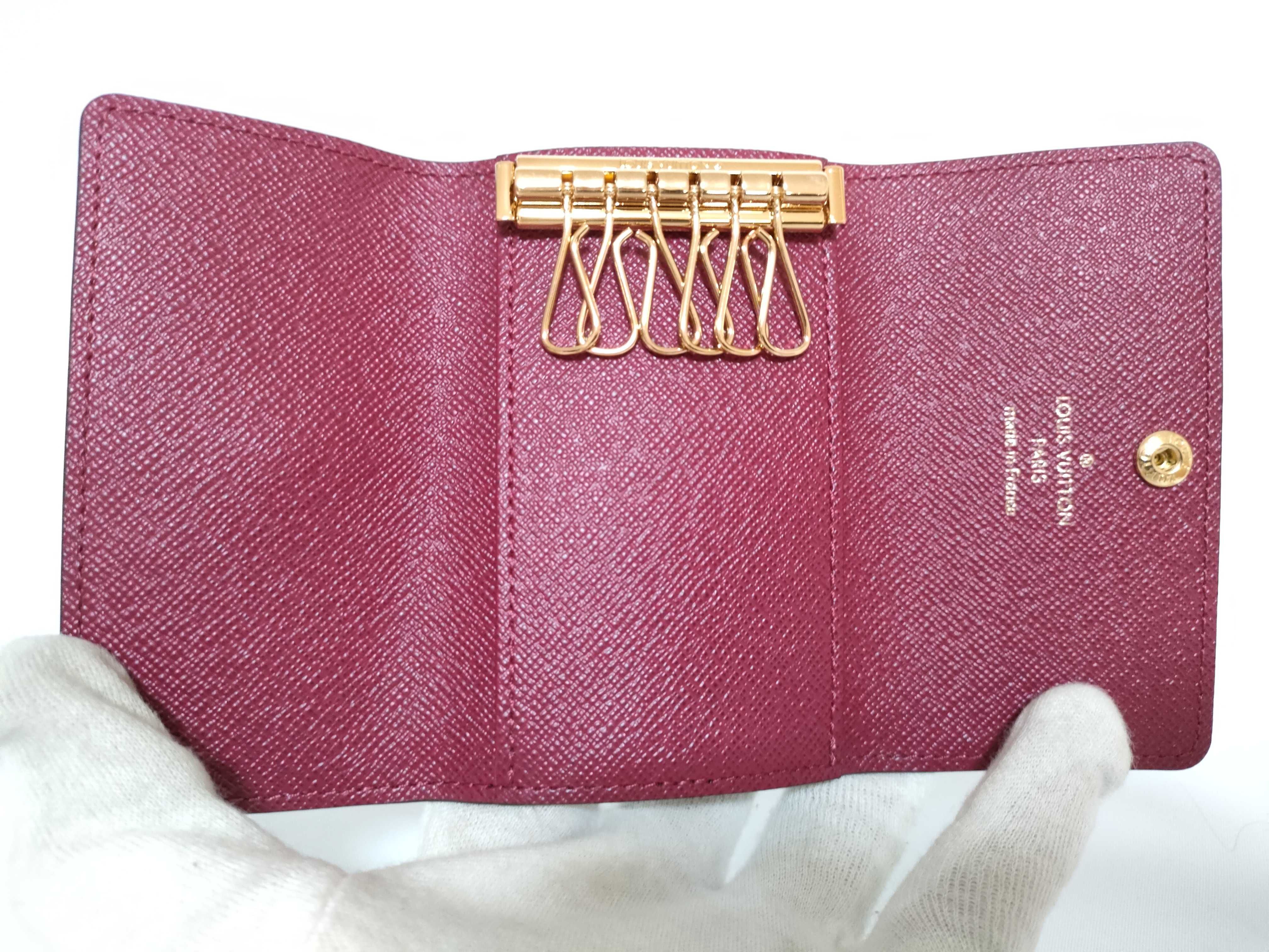 Monogram Multicles 6 M60701 Fuchsia FRID Key Case — view 9