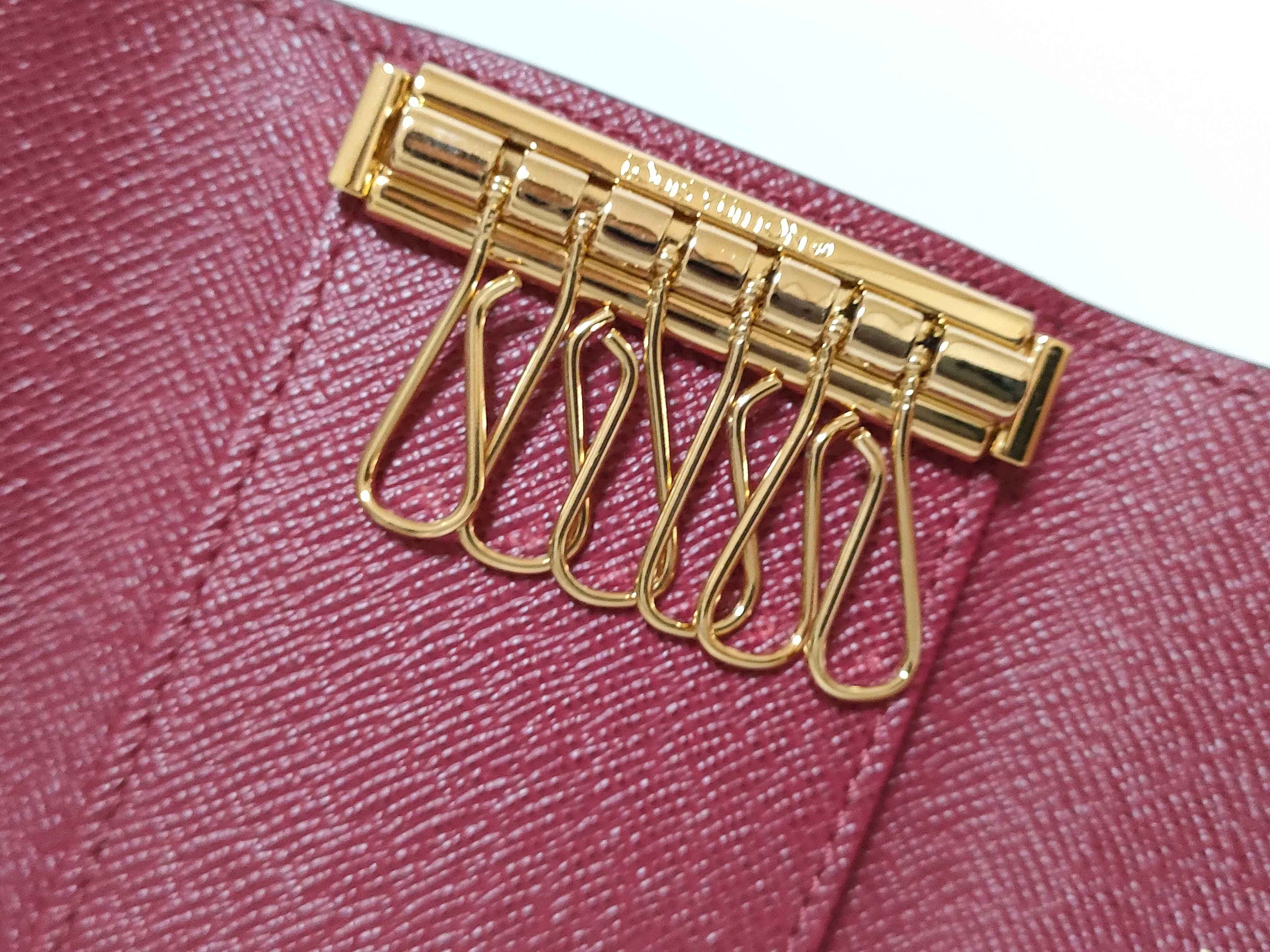 Monogram Multicles 6 M60701 Fuchsia FRID Key Case — view 10