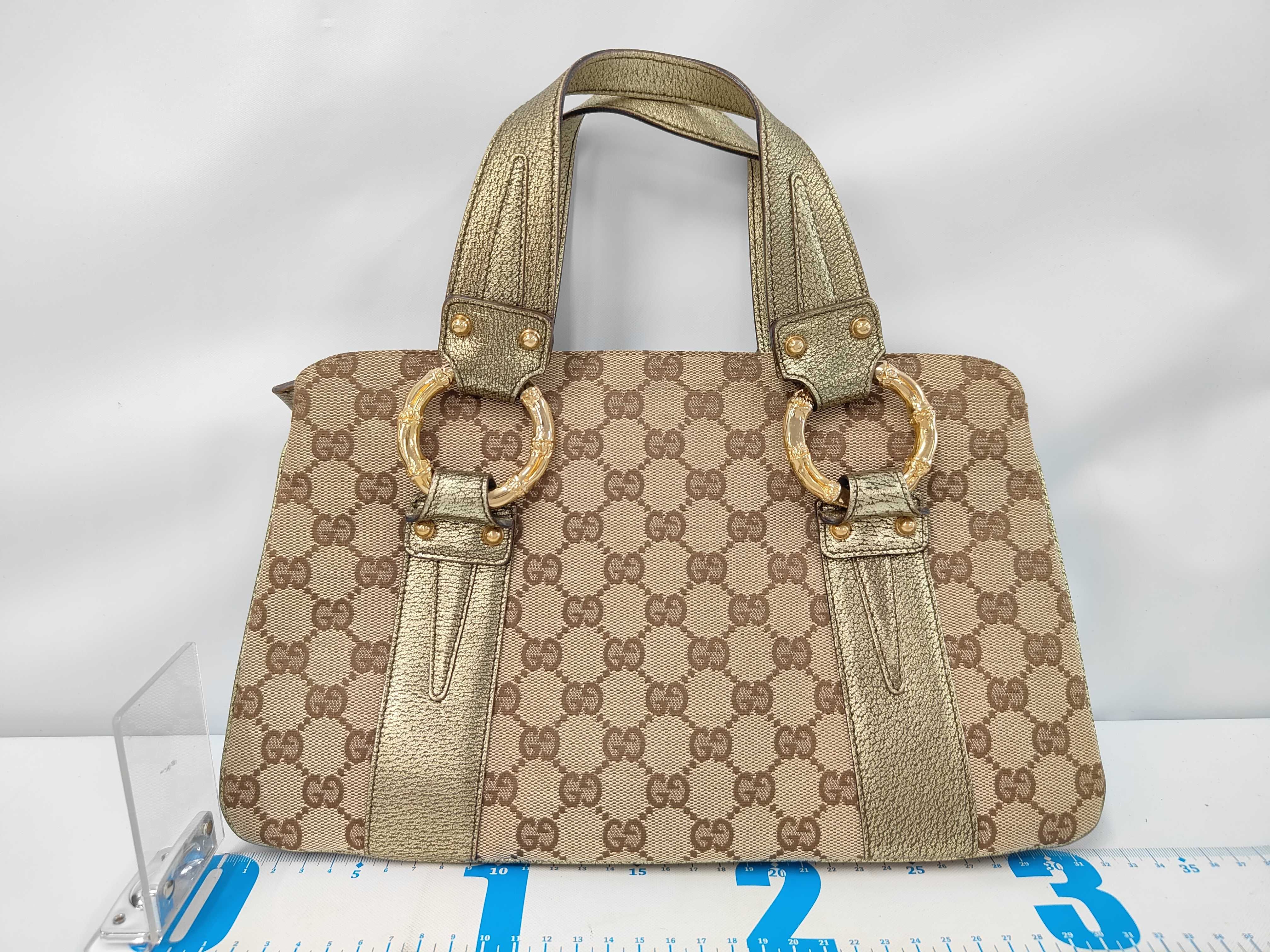 GG Monogram Bamboo Ring Handbag — view 2
