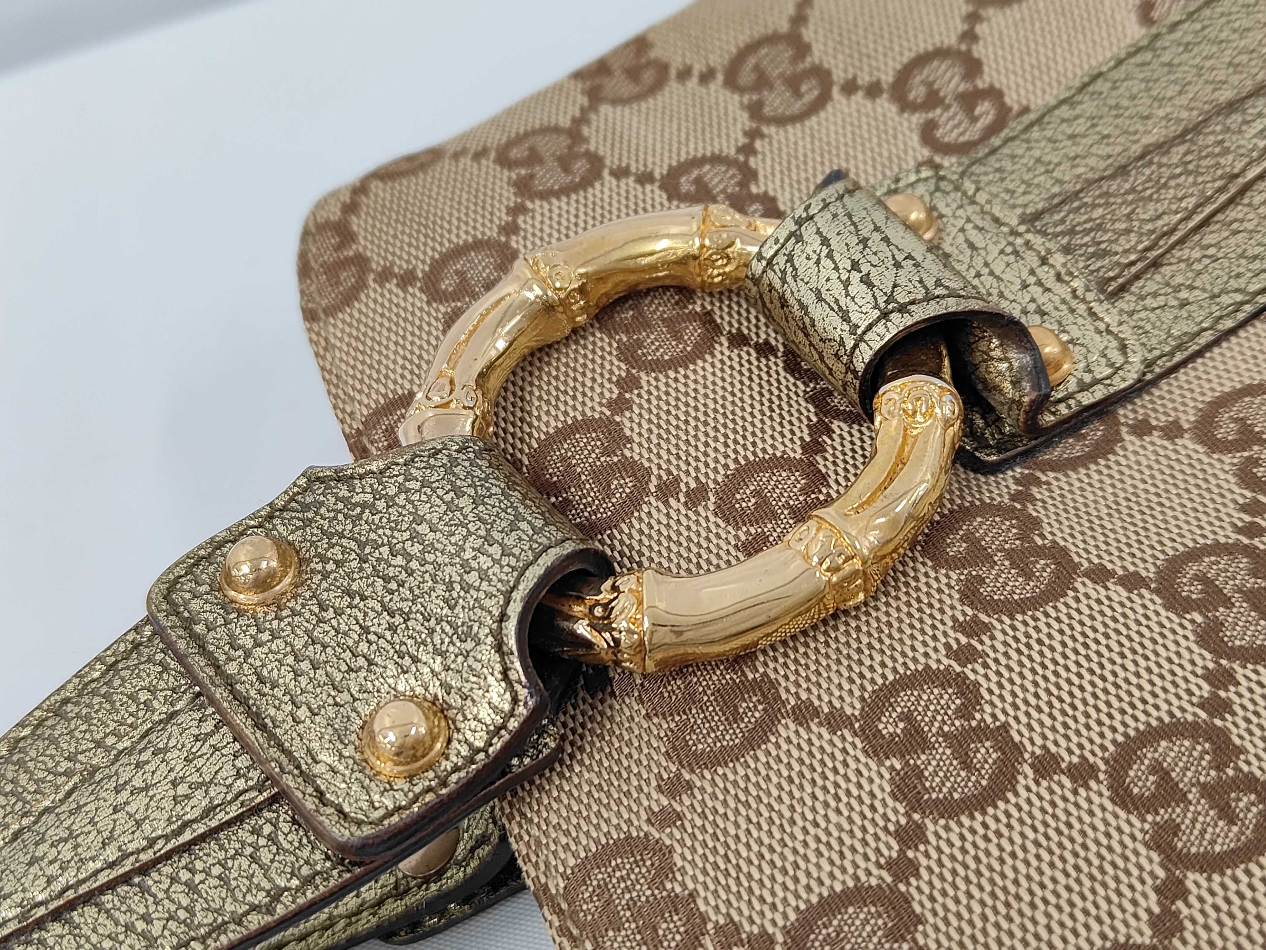 GG Monogram Bamboo Ring Handbag — view 6