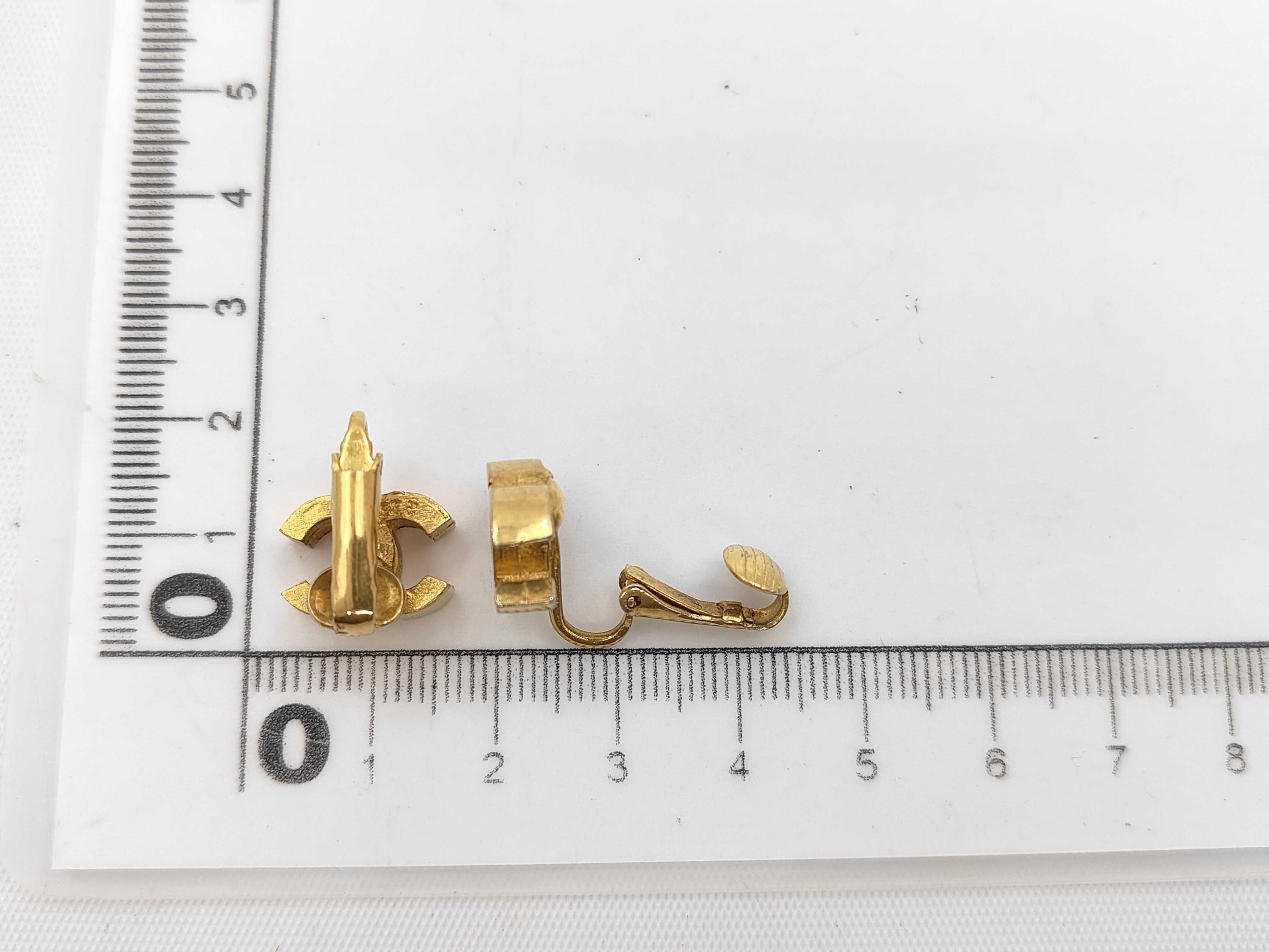 Coco Mark Gold Earrings — view 7