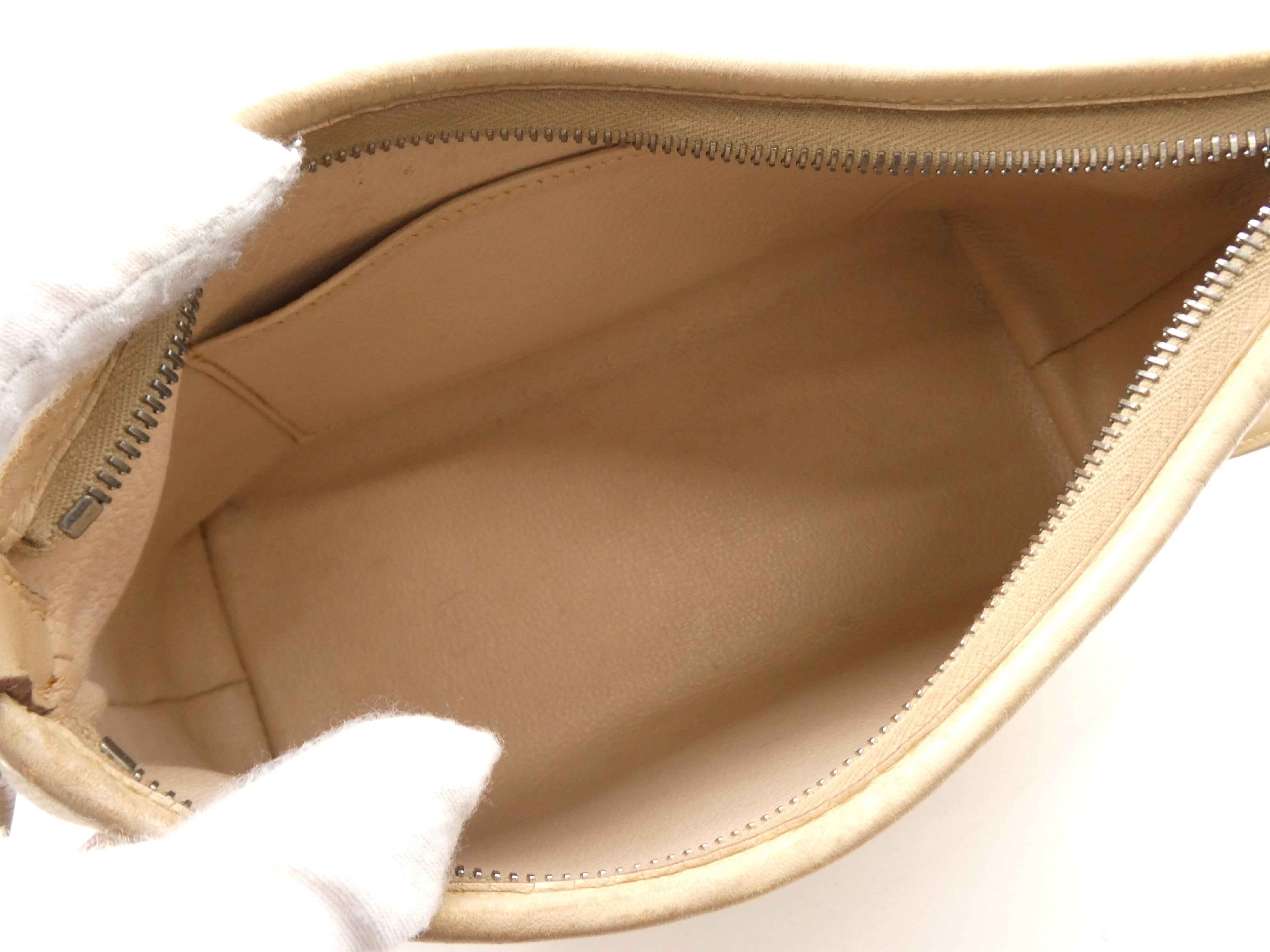 Berlingo Toile H Leather Shoulder Bag ( I stamp) — view 7