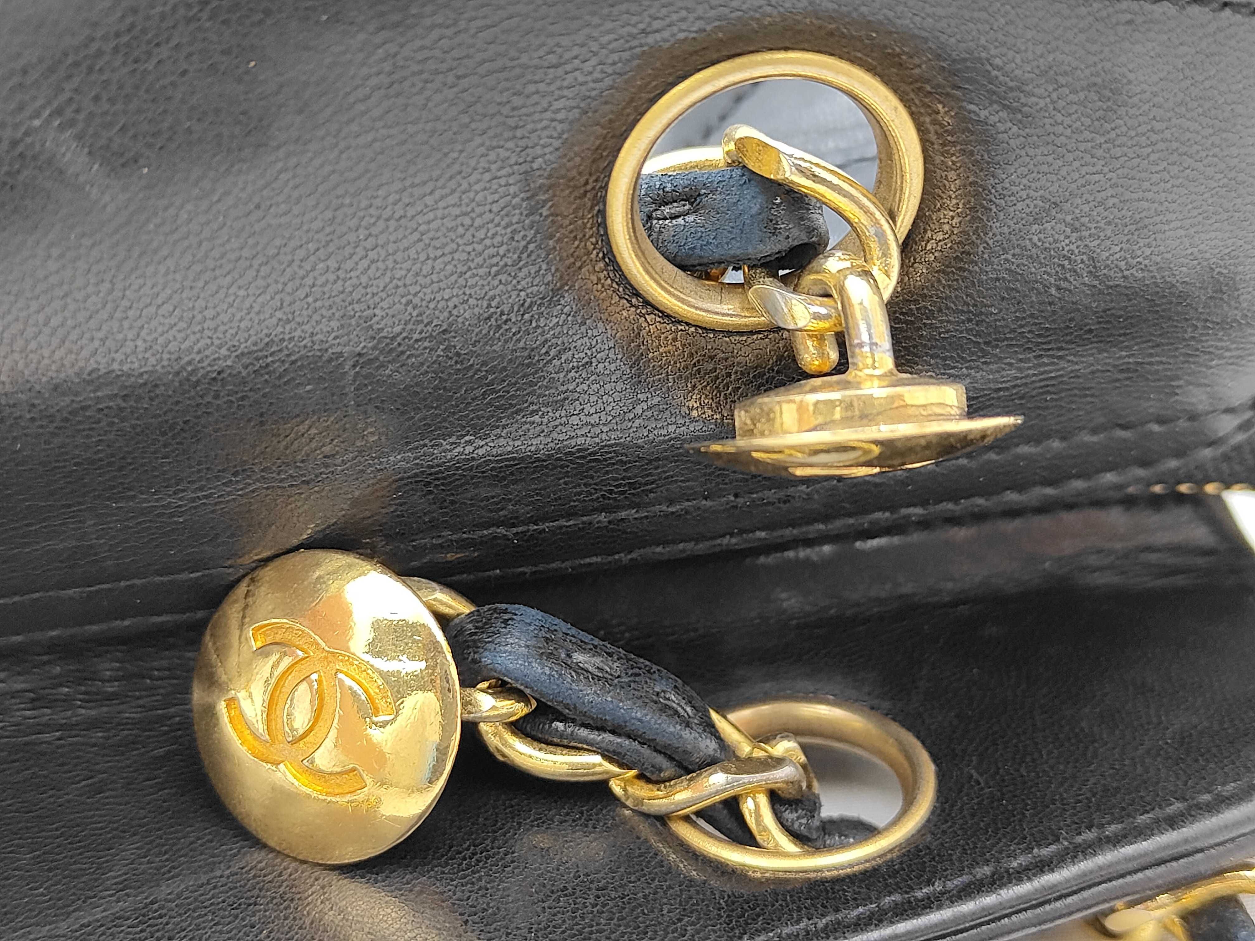 Matelassé Chain Shoulder Bag, Lambskin, Black with Gold Hardware, with Original Seal, Serial Number 1 — view 5
