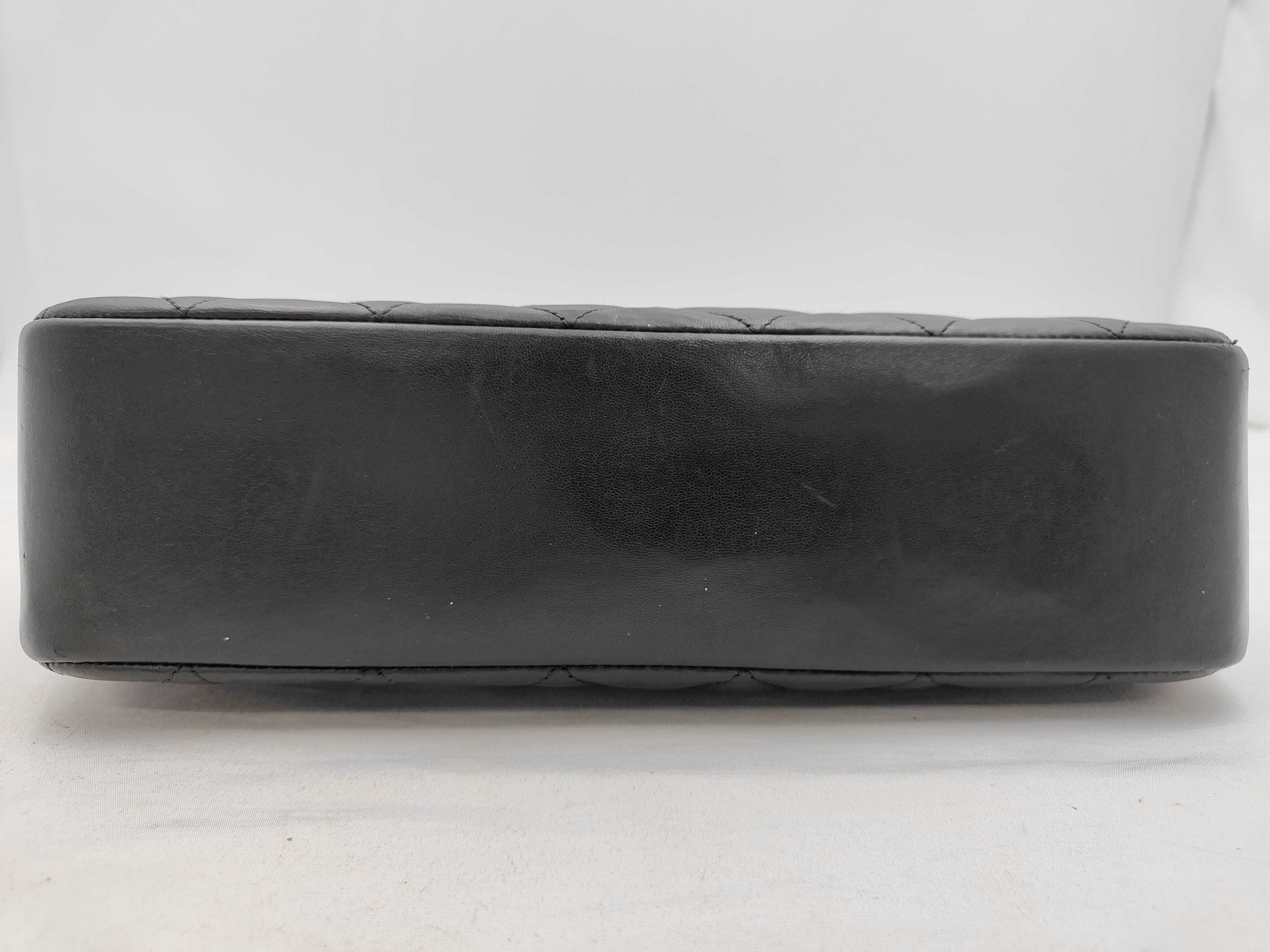 Matelassé Chain Shoulder Bag, Lambskin, Black with Gold Hardware, with Original Seal, Serial Number 1 — view 8