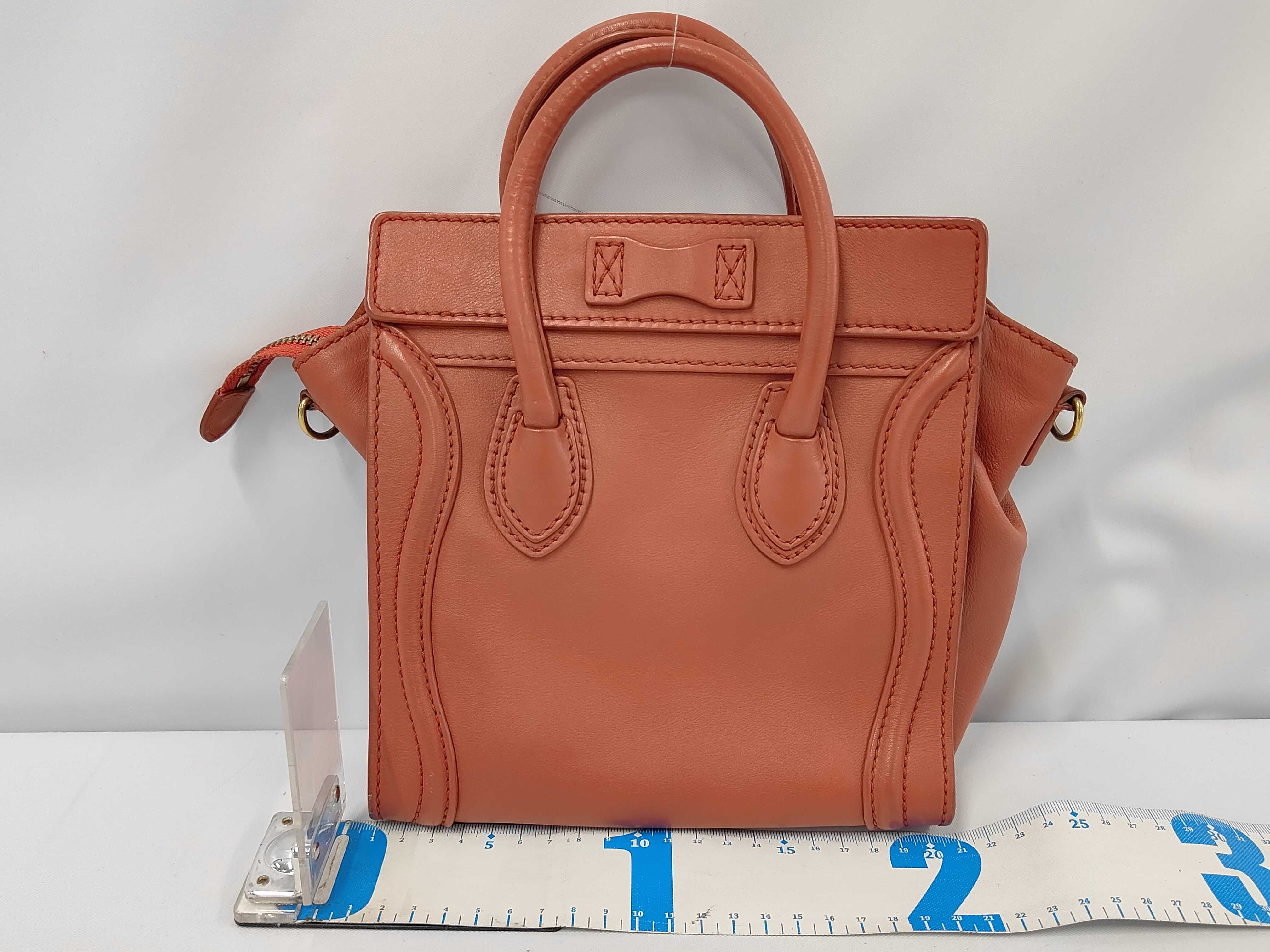 Luggage Nano Shopper Red Handbag — view 2