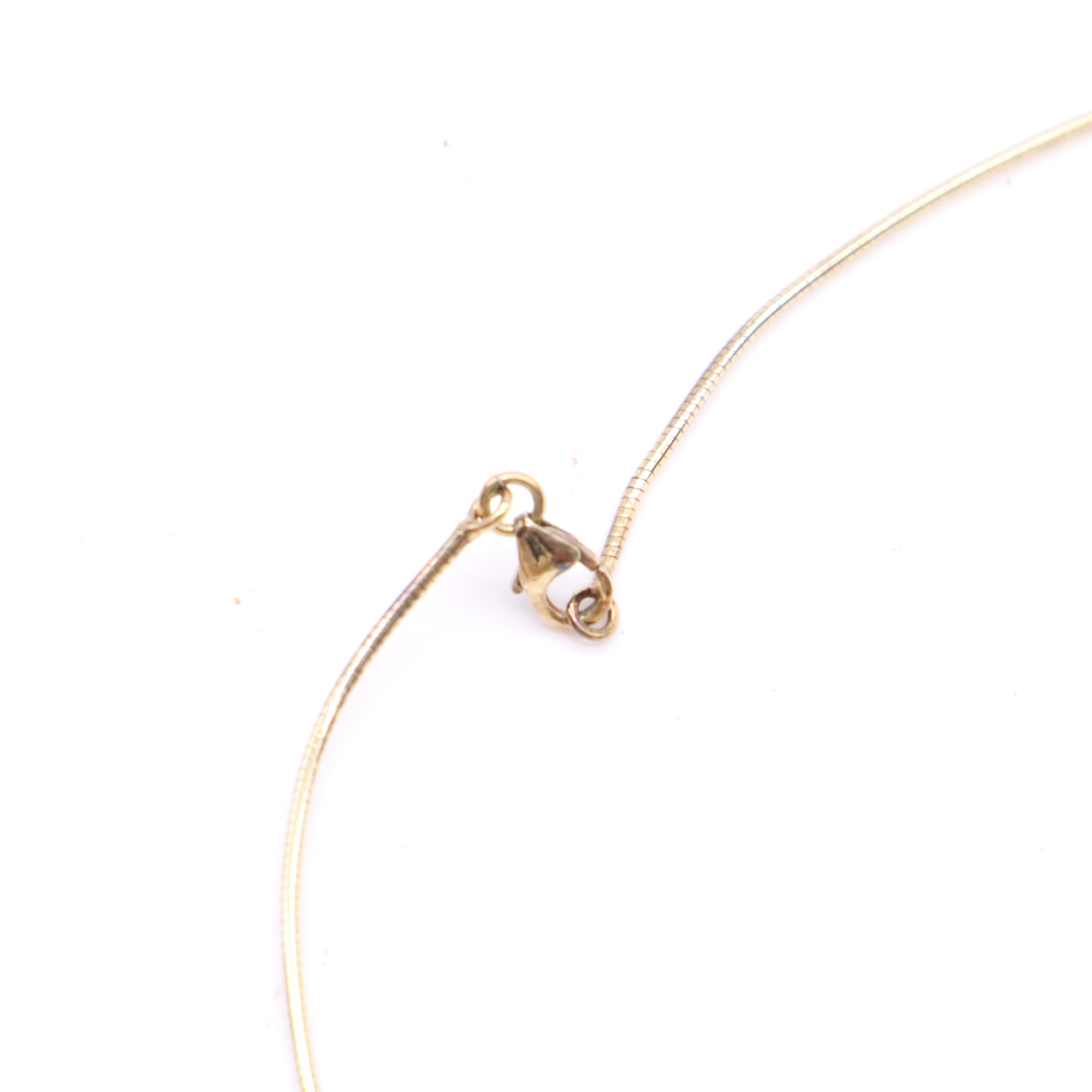 Pop-up H necklace with box — view 2