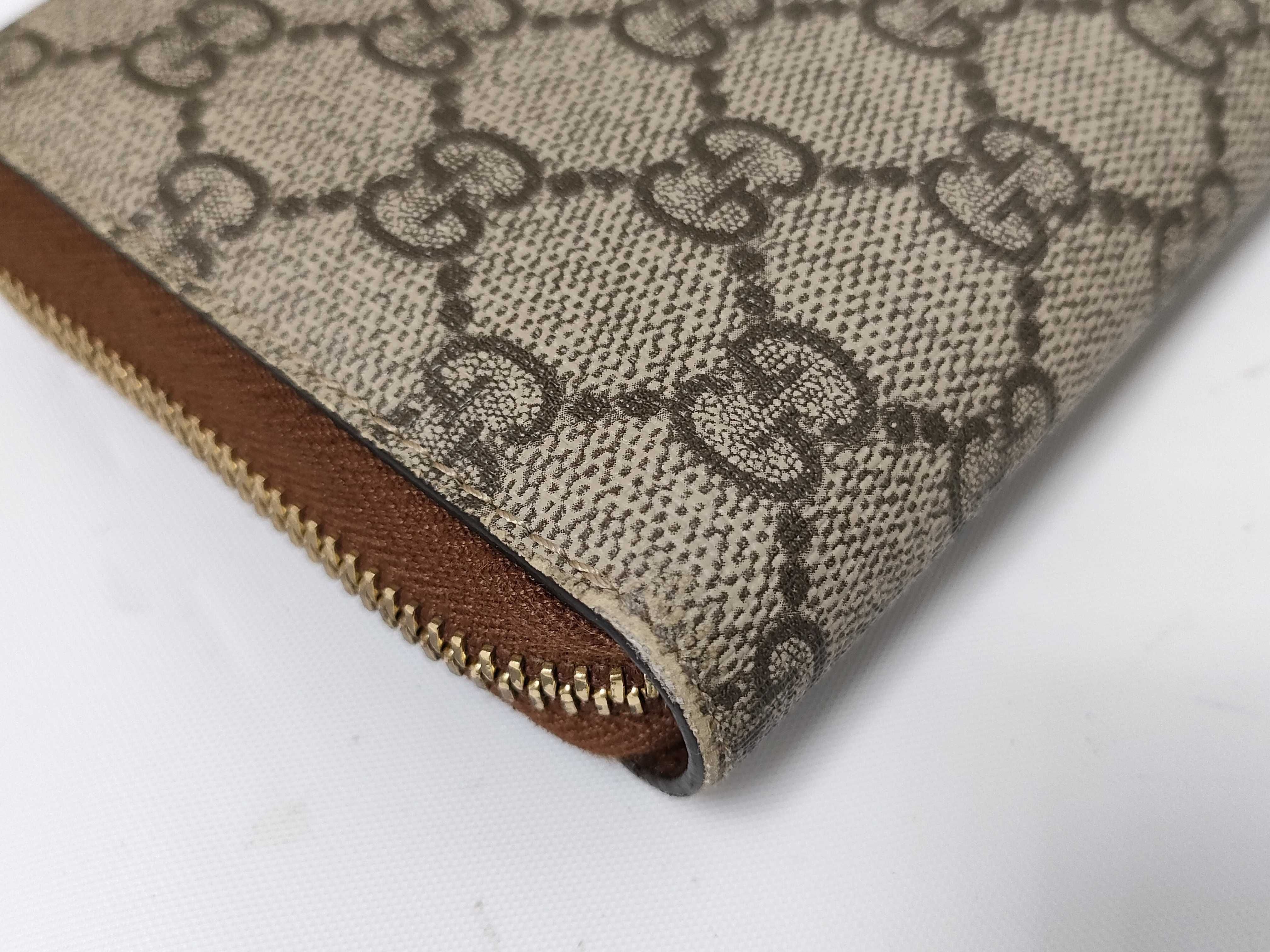 GG Supreme Round Zip-Around Long Wallet — view 3