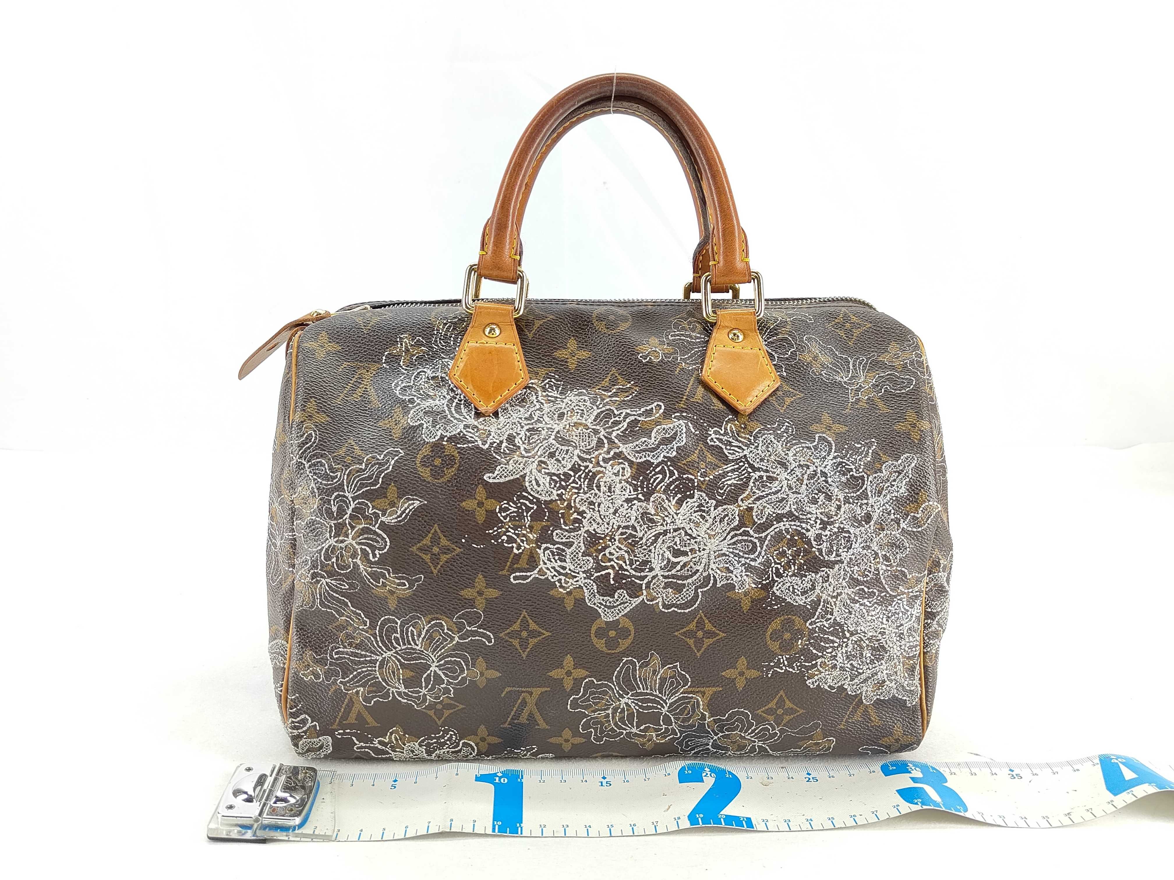 Monogram Louis Vuitton Dentelle Speedy 30 Boston Bag — view 2