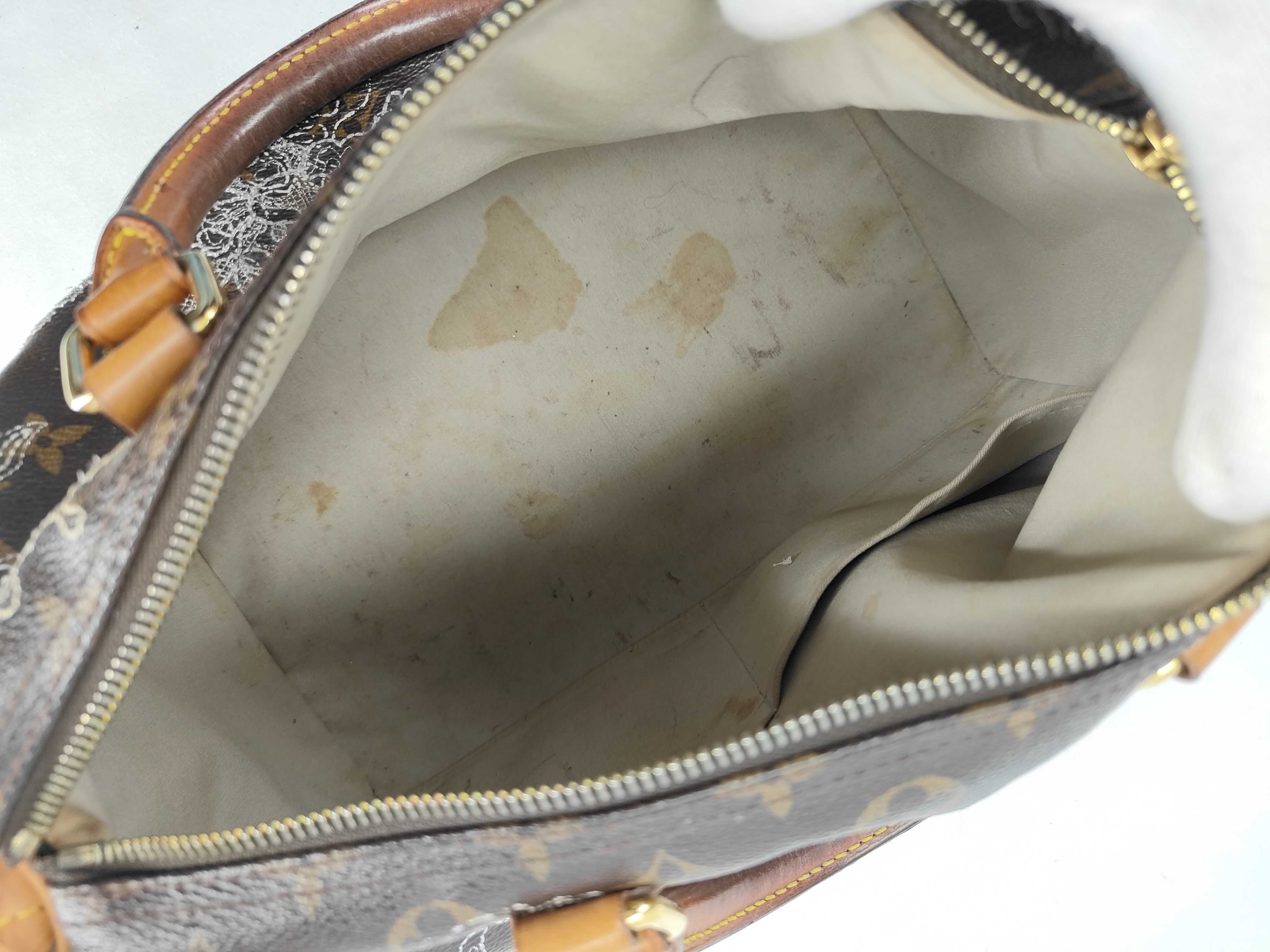 Monogram Louis Vuitton Dentelle Speedy 30 Boston Bag — view 13