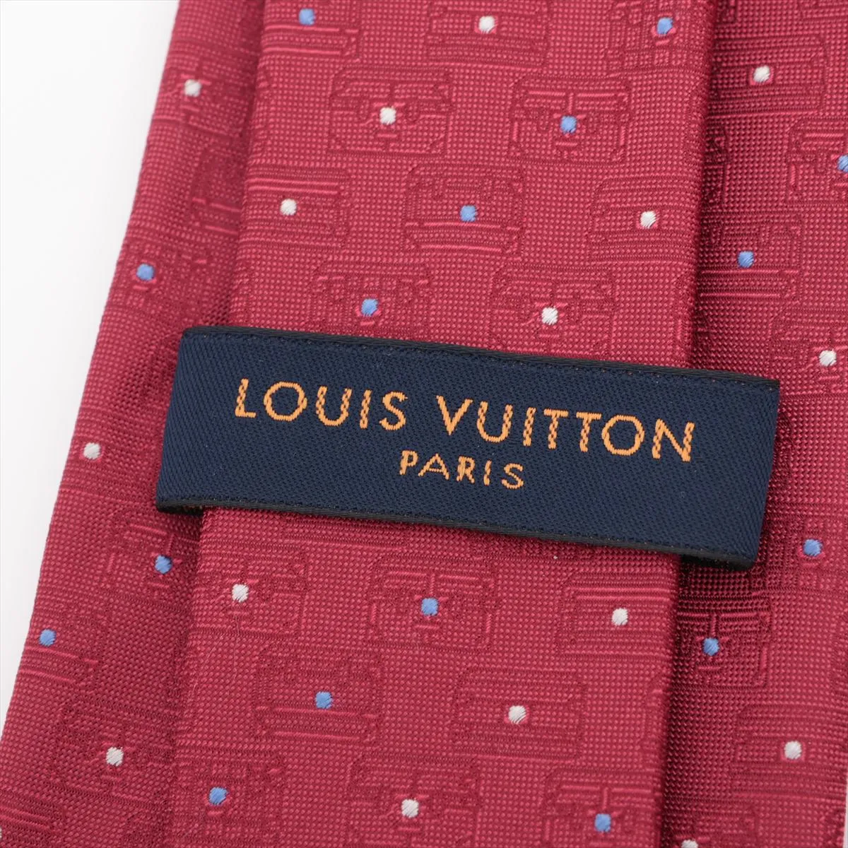 MR0197 Tie, Silk, Red, — view 3