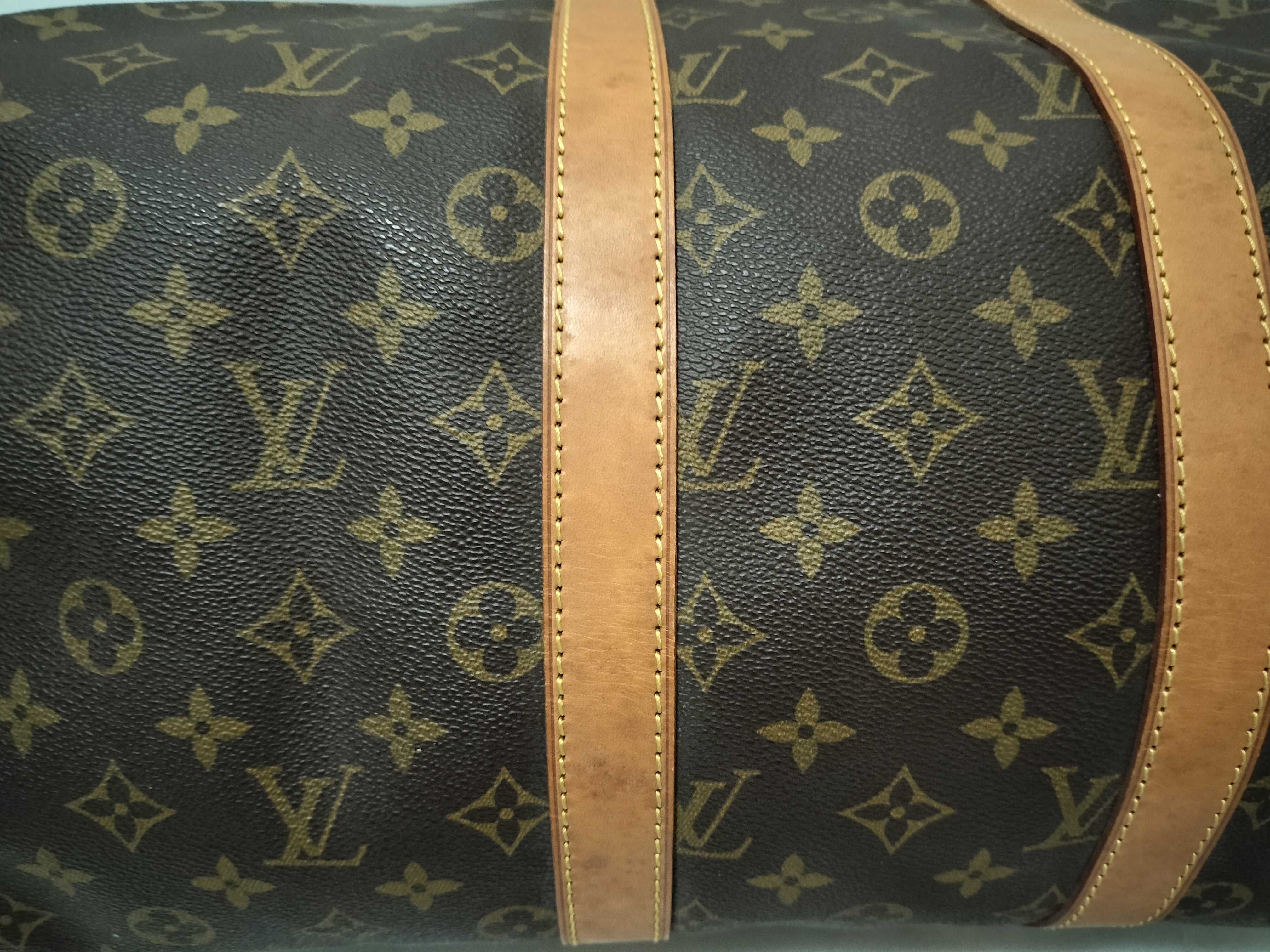 Monogram Keepall 45 Boston Bag with Handle, Name Tag, and Padlock — view 13