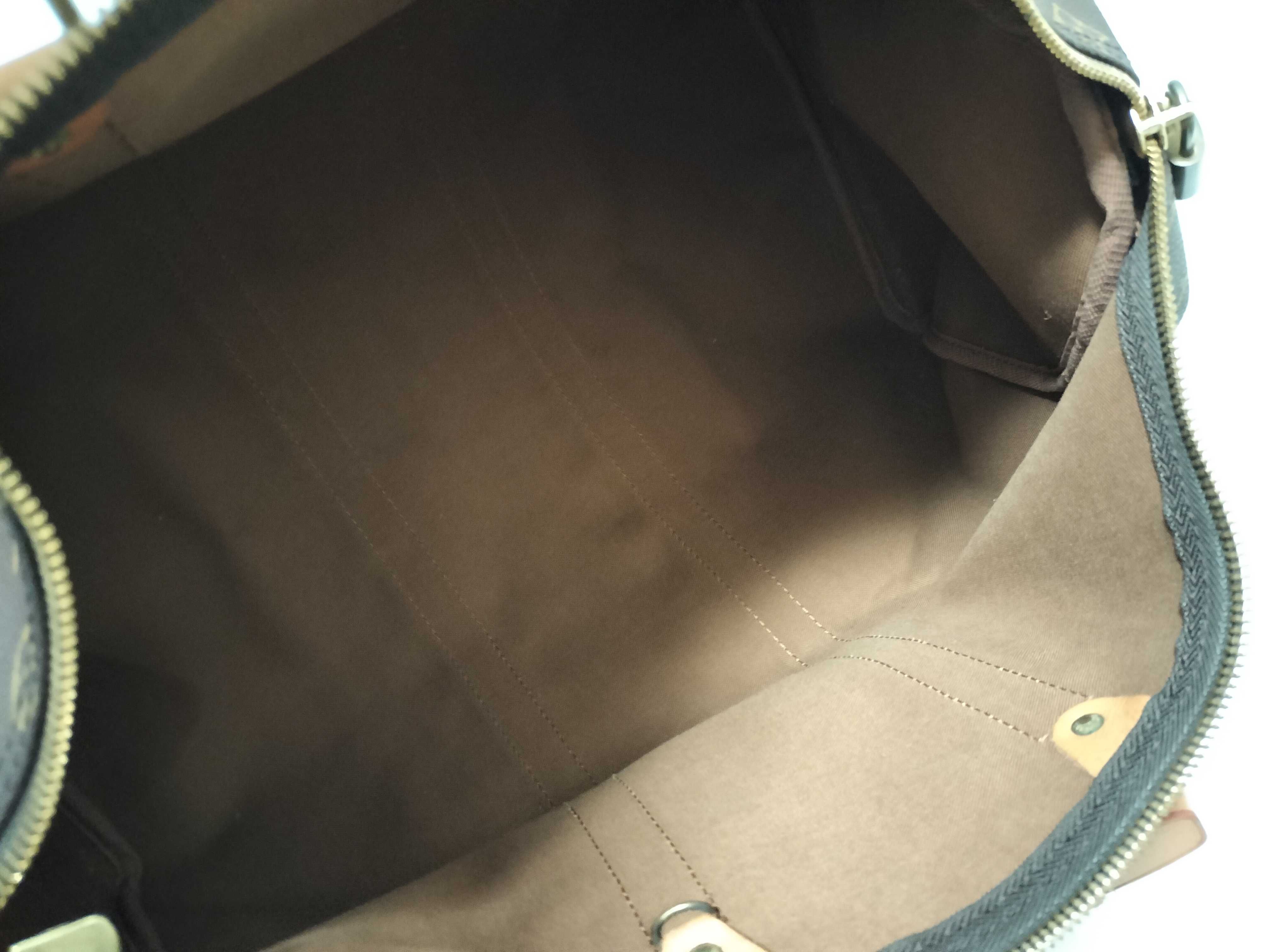 Monogram Keepall 45 Boston Bag with Handle, Name Tag, and Padlock — view 10