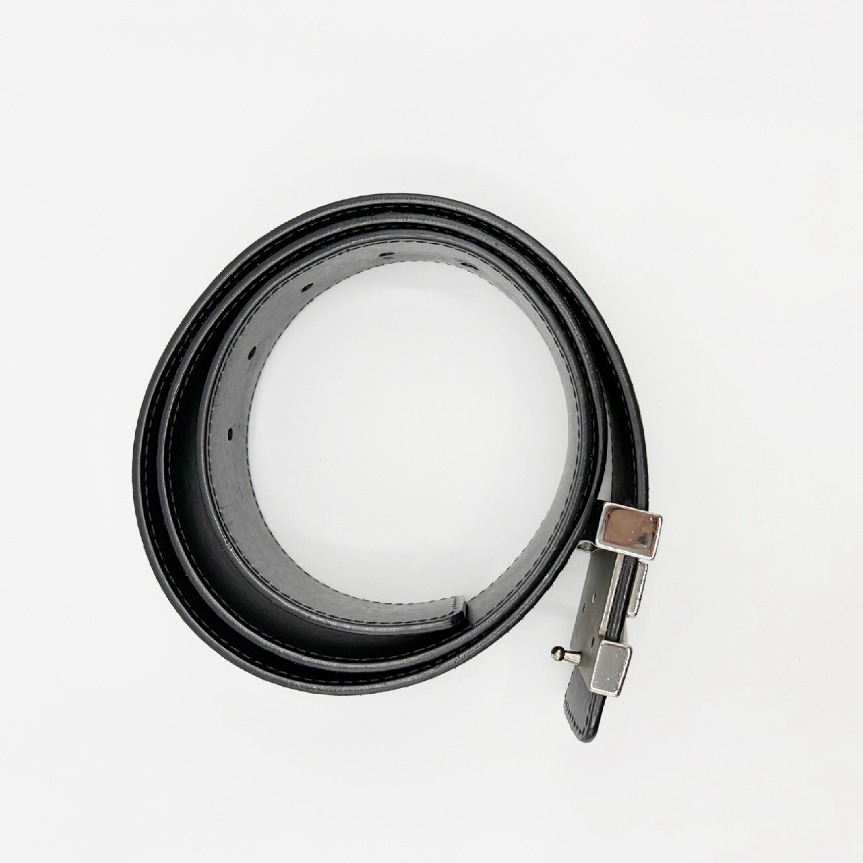 Micro Damier Ceinture LV Initial Black Belt — view 2