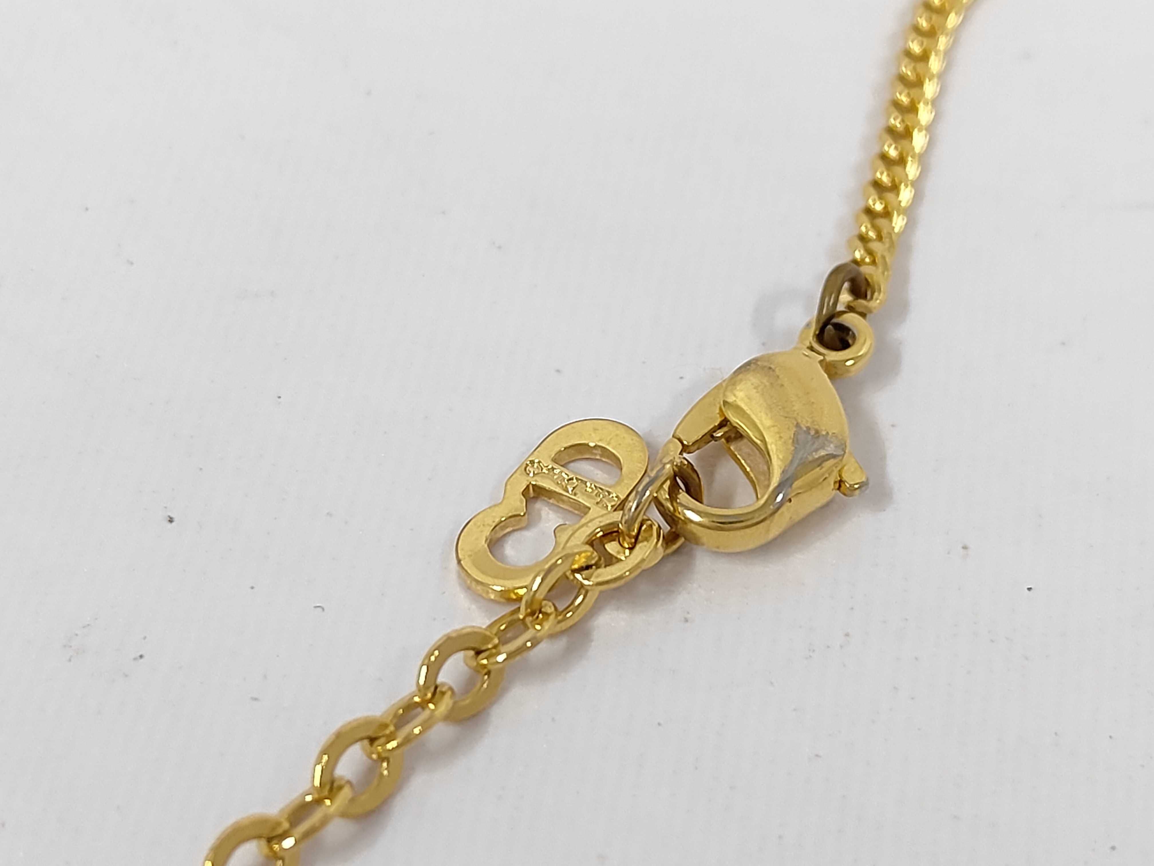 rhinestone necklace (stone missing) 0902-1 necklace — view 4