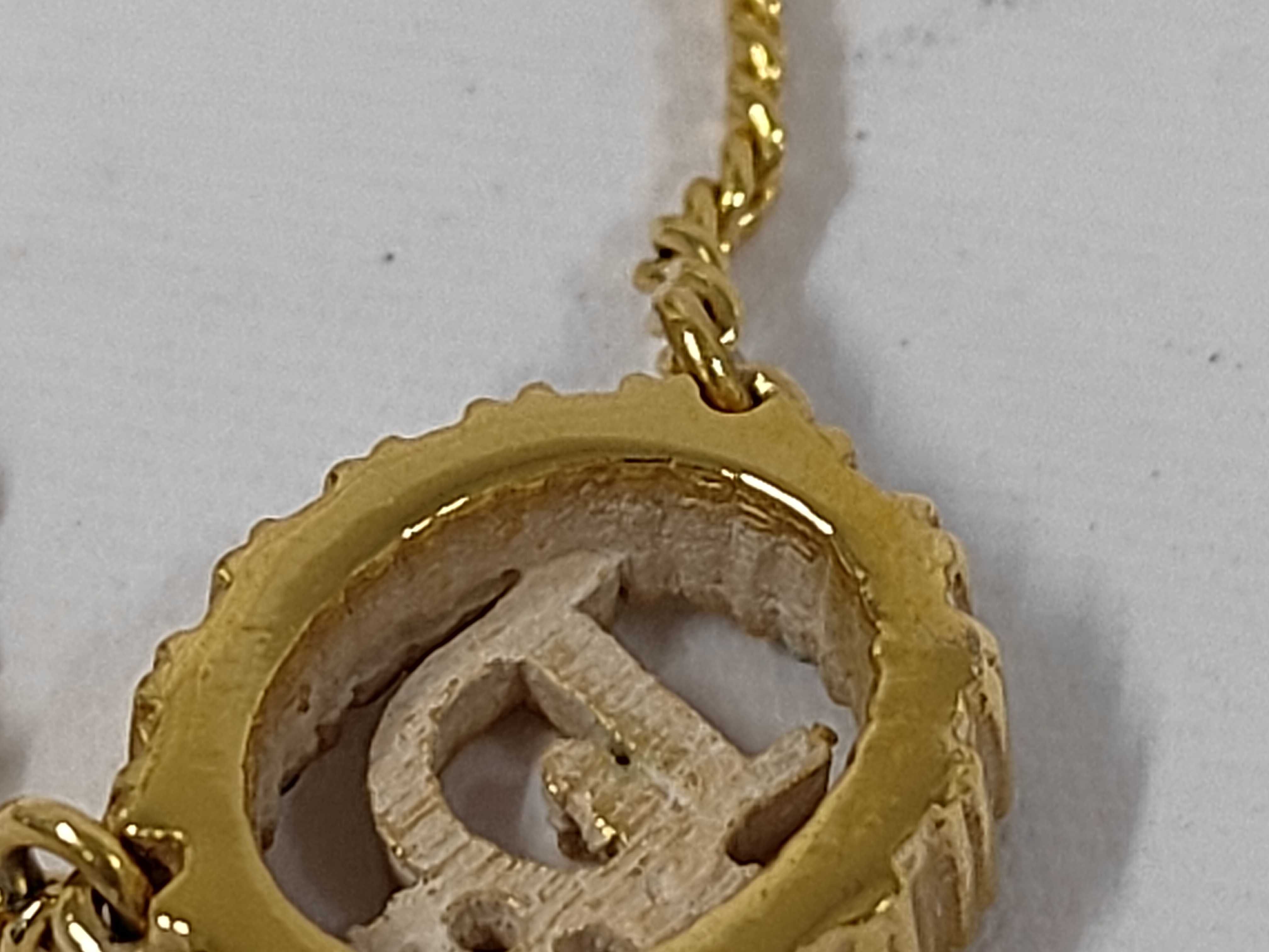rhinestone necklace (stone missing) 0902-1 necklace — view 9