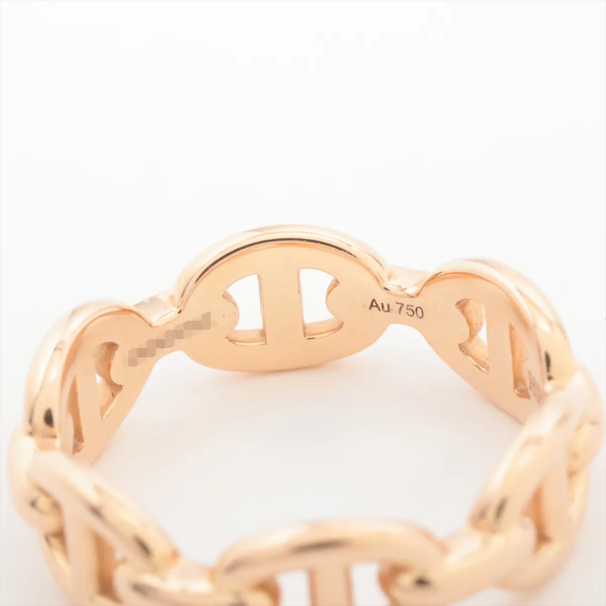 Chaine d'Ancre Enchainée Ring, 750 (PG), 3.7g, Size 49, 24BD007333, dents. — view 3