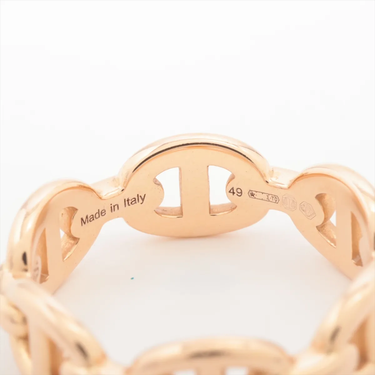 Chaine d'Ancre Enchainée Ring, 750 (PG), 3.7g, Size 49, 24BD007333, dents. — view 5