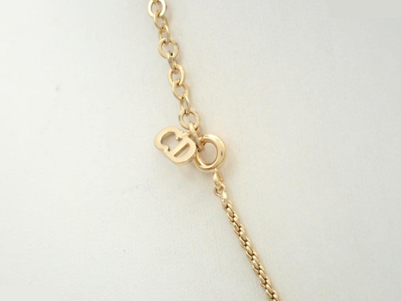 Gold necklace, chain approximately 44cm — view 2