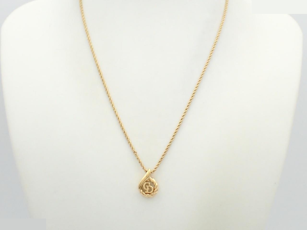 Gold necklace, chain approximately 44cm — view 3