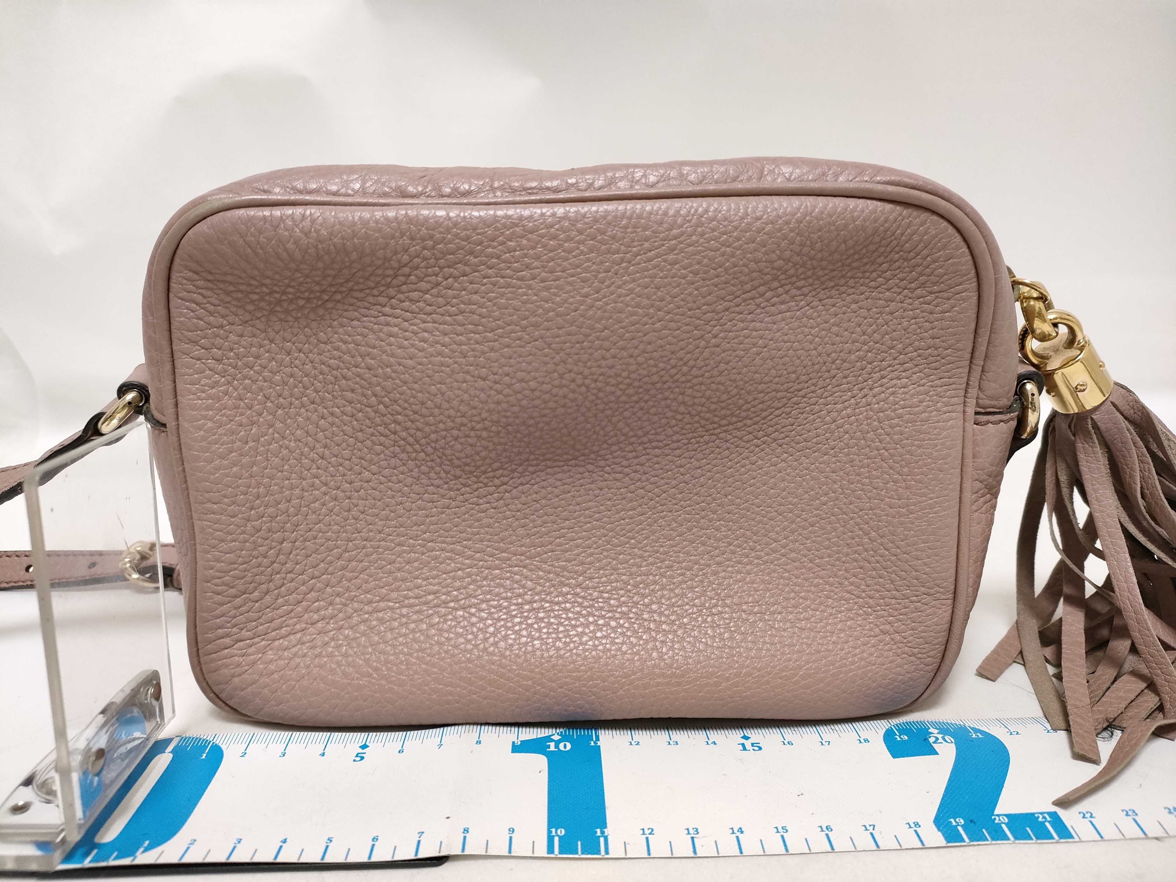 Shoulder Bag, Beige Leather, Item Number 308364・498879 — view 2