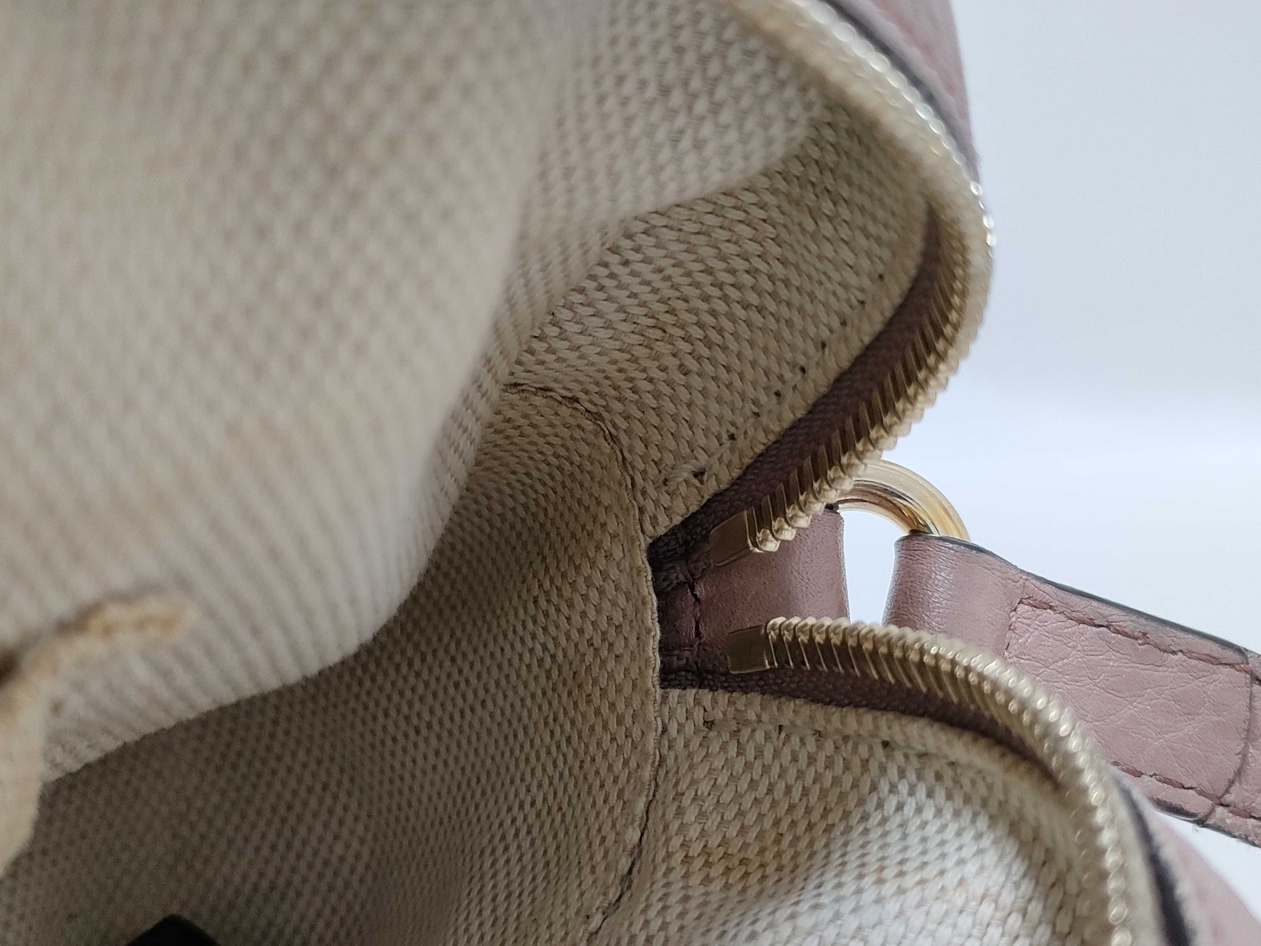 Shoulder Bag, Beige Leather, Item Number 308364・498879 — view 9