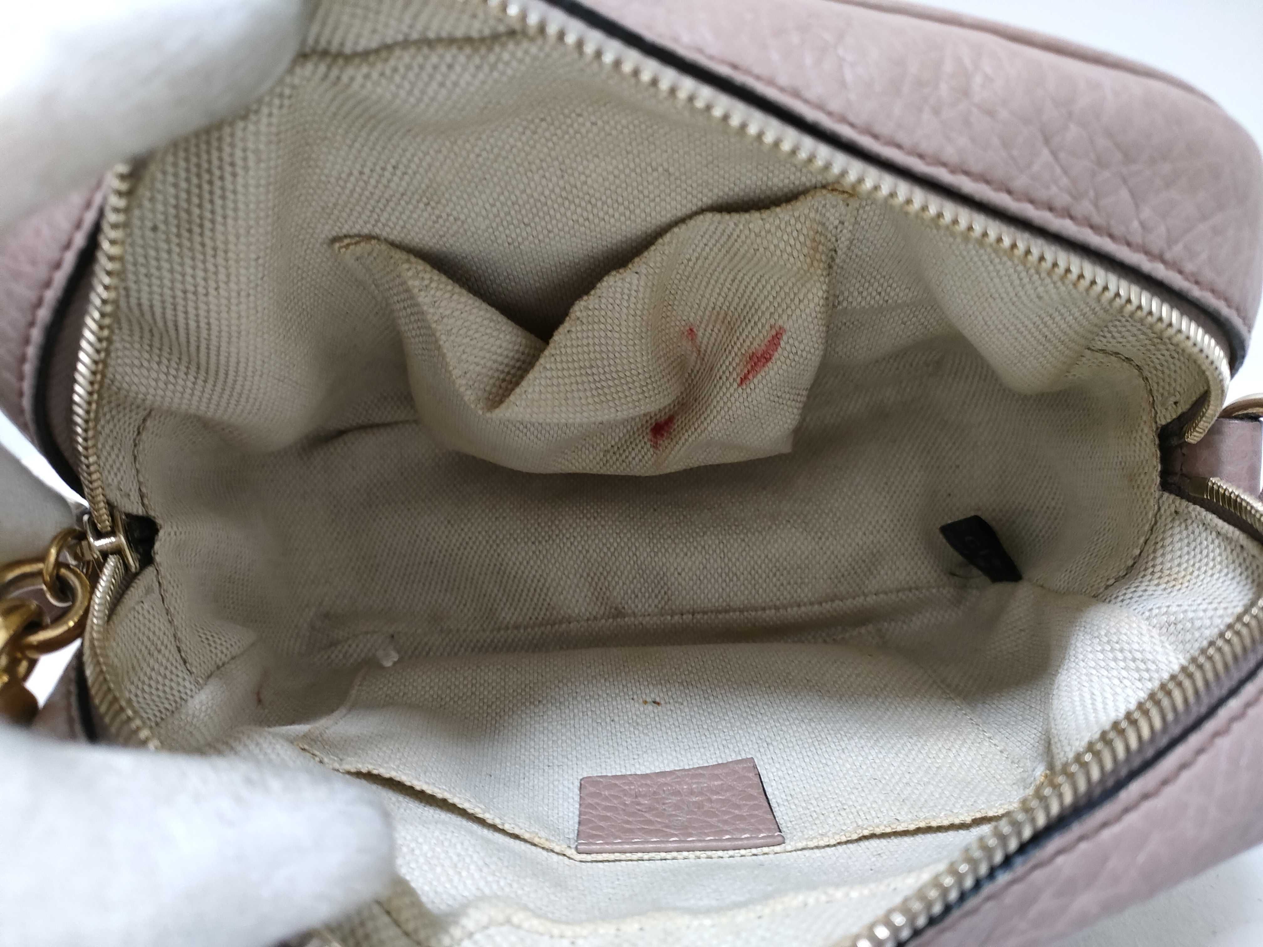 Shoulder Bag, Beige Leather, Item Number 308364・498879 — view 10