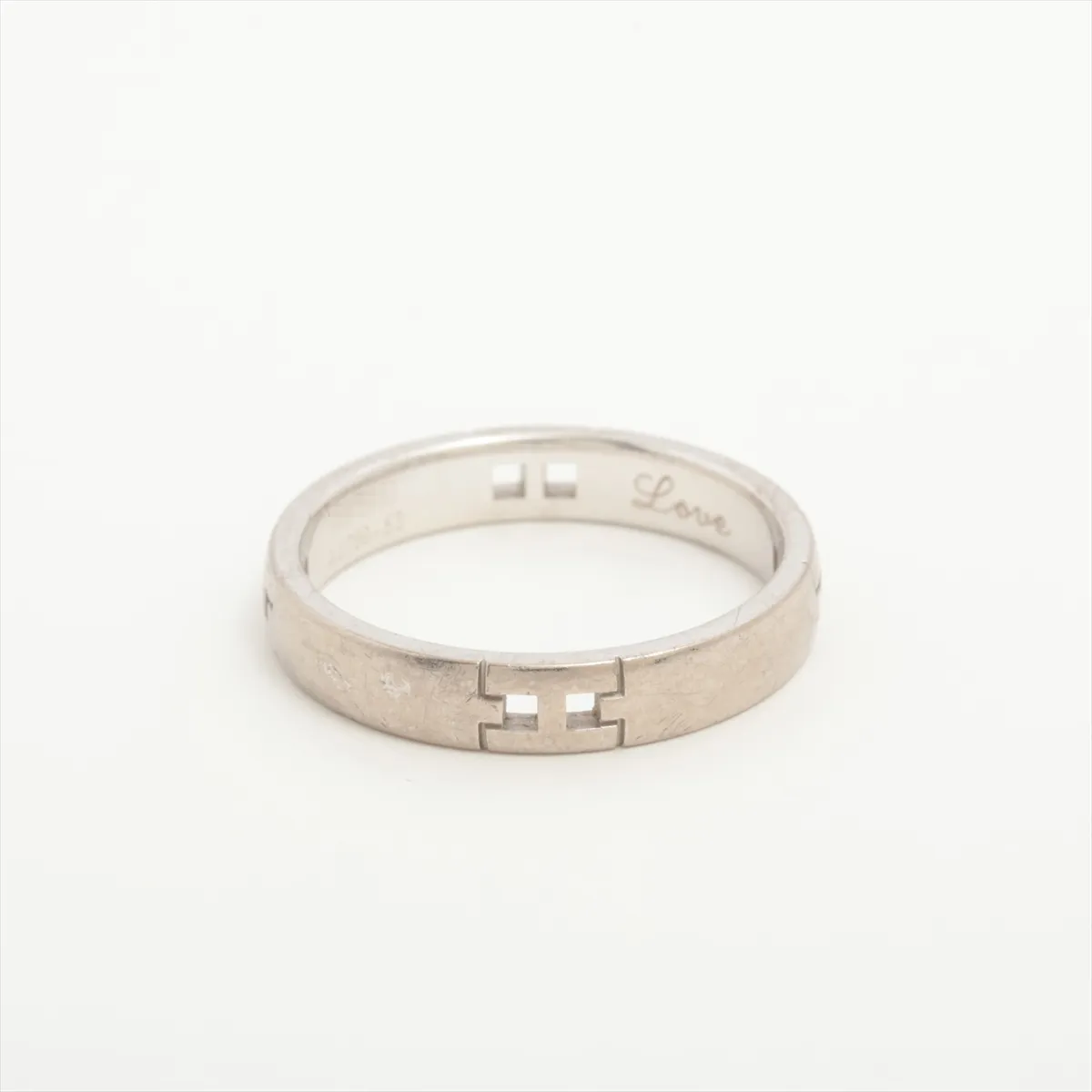 Hercules Ring, 750 (WG), 4.2g, size 53, initials 050500, hallmark — view 2