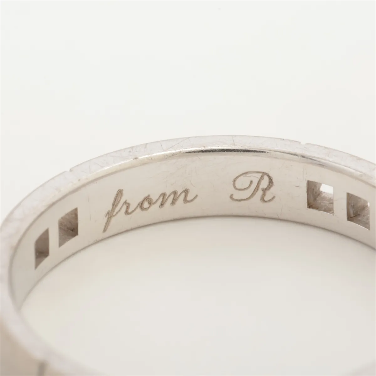 Hercules Ring, 750 (WG), 4.2g, size 53, initials 050500, hallmark — view 4